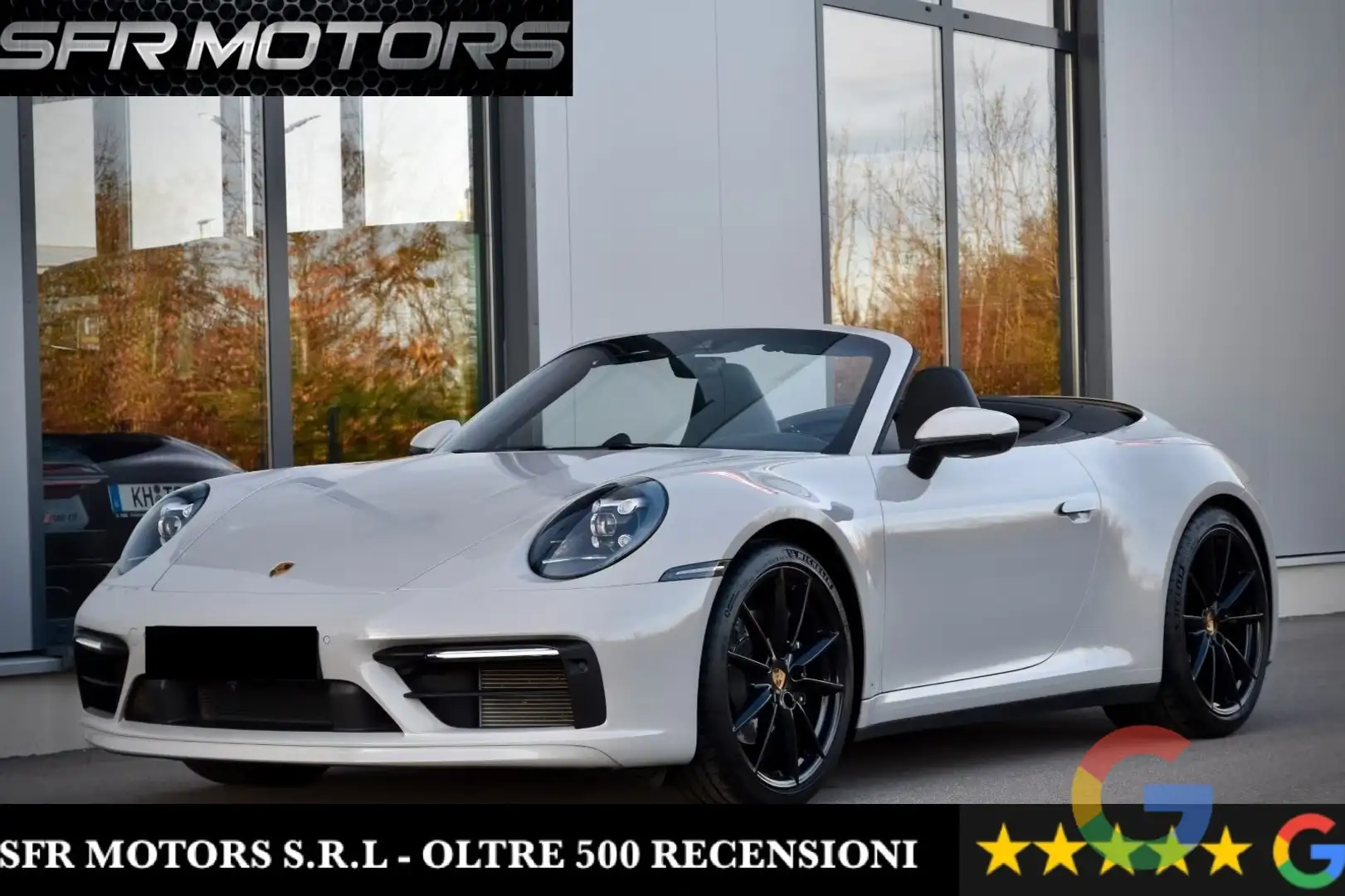 Porsche 992 911 Carrera Cabriolet *CHRONO*PROMO* Blanc - 1