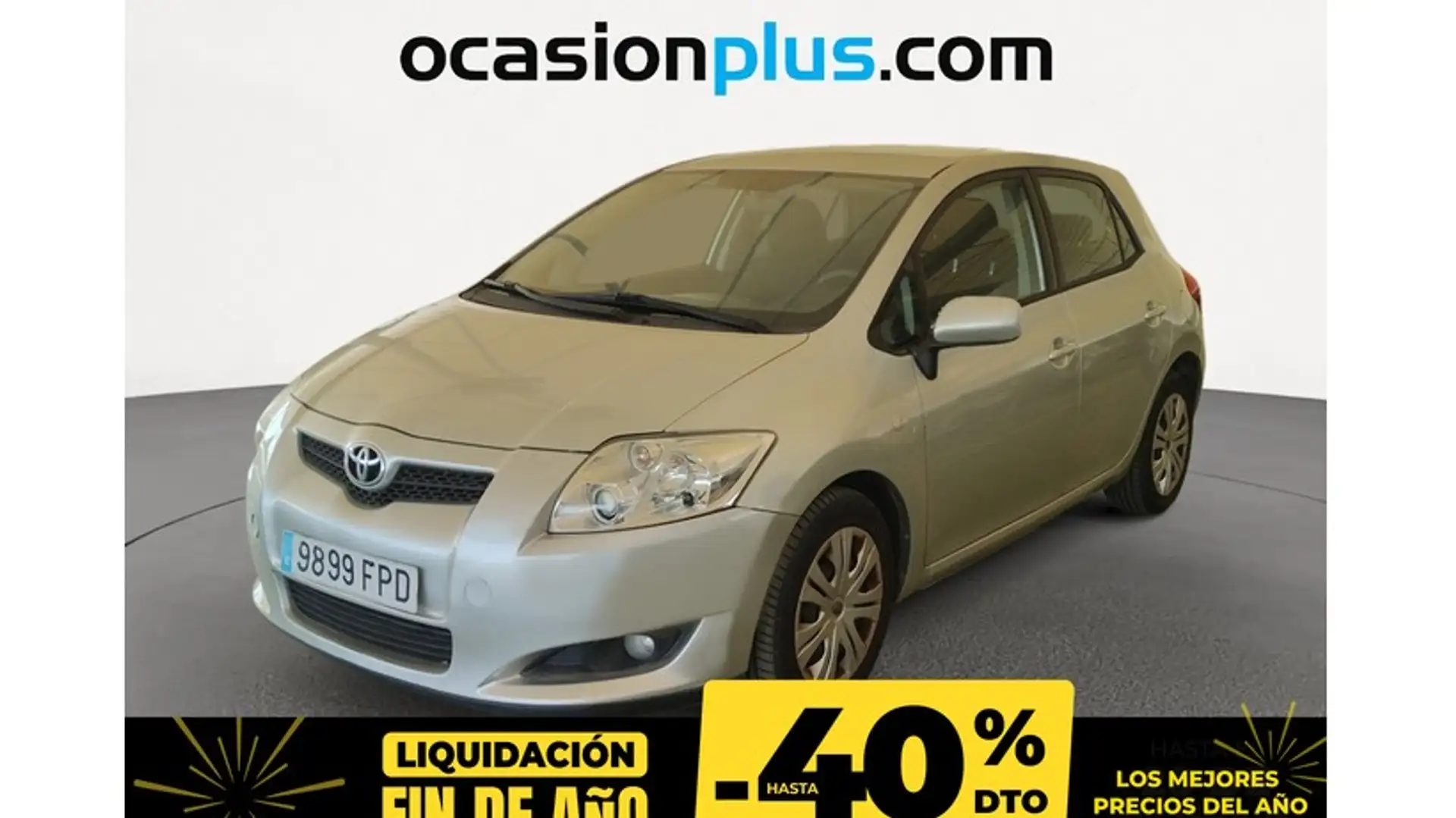 Toyota Auris 1.4 VVT-i Plateado - 1