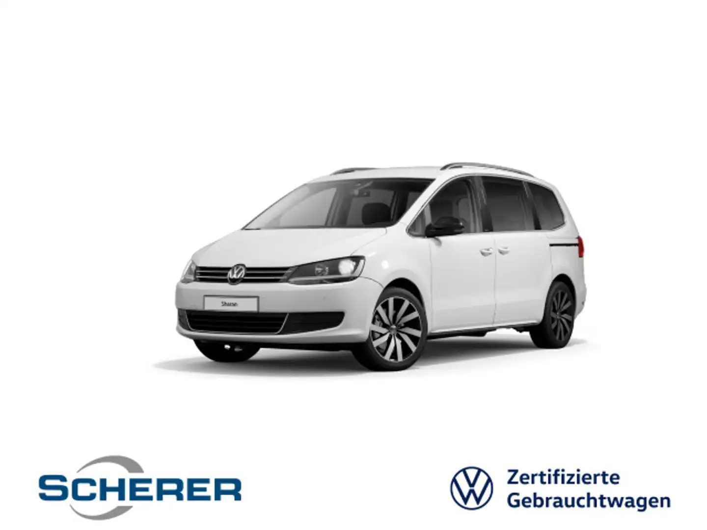 Volkswagen Sharan UNITED 1.4 TSI DSG 7 SITZER NAVI AHK DYNA Weiß - 1