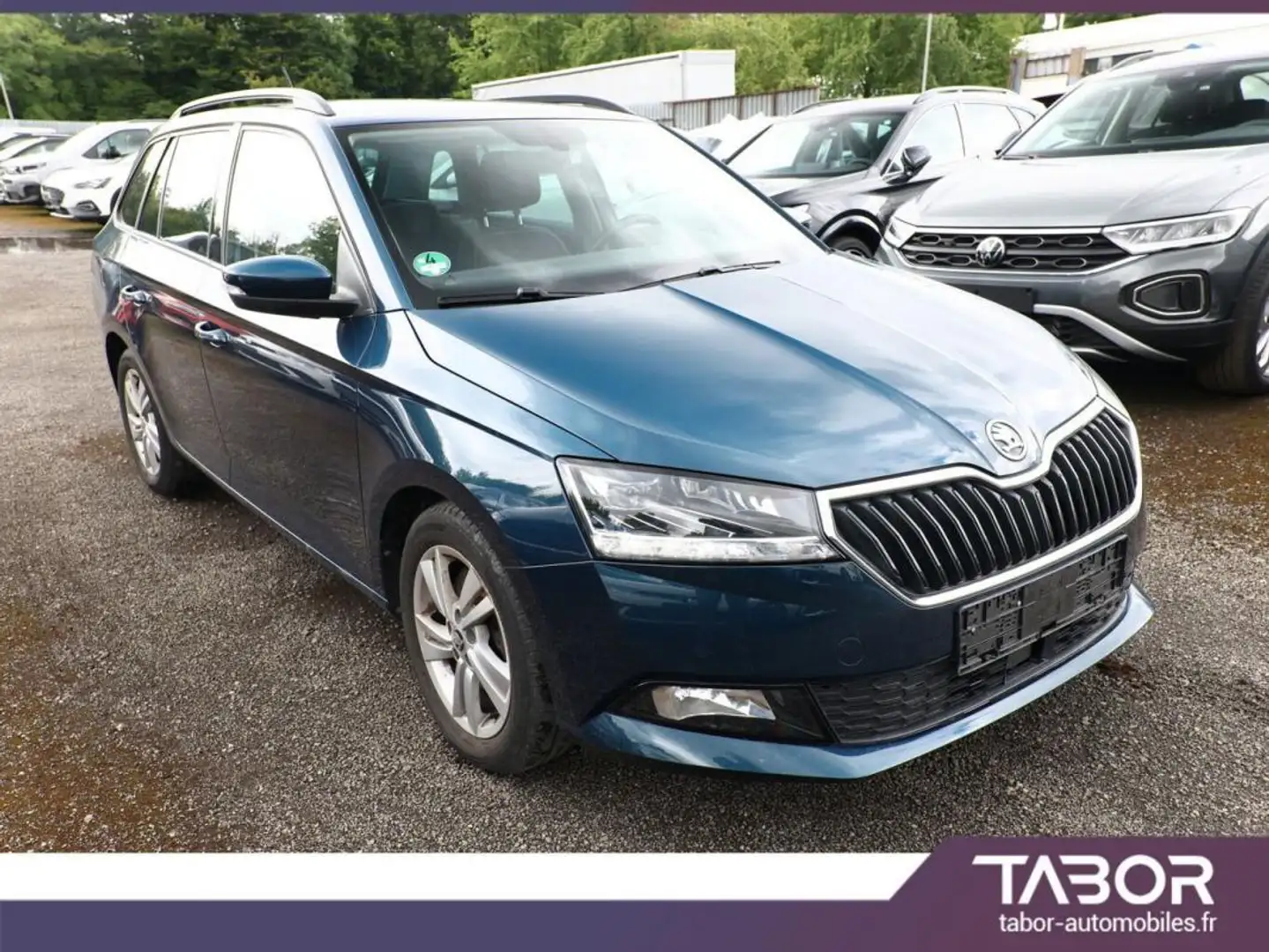 Skoda Fabia Combi 1.0 TSI 95 DSG Style GPS LED Bleu - 2