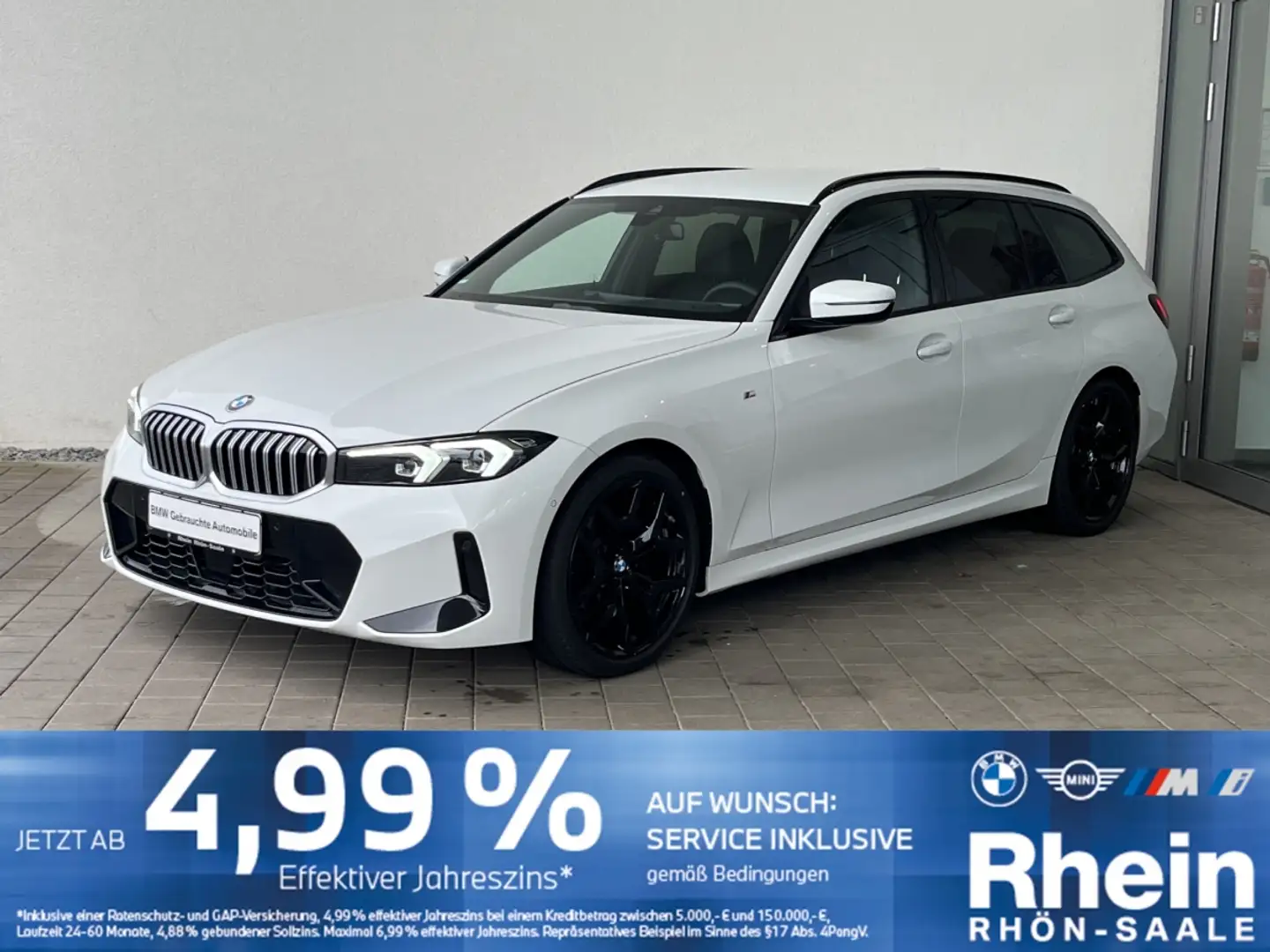 BMW 318 d Touring Facelift M Sportpaket Navi.Komfort. Weiß - 1