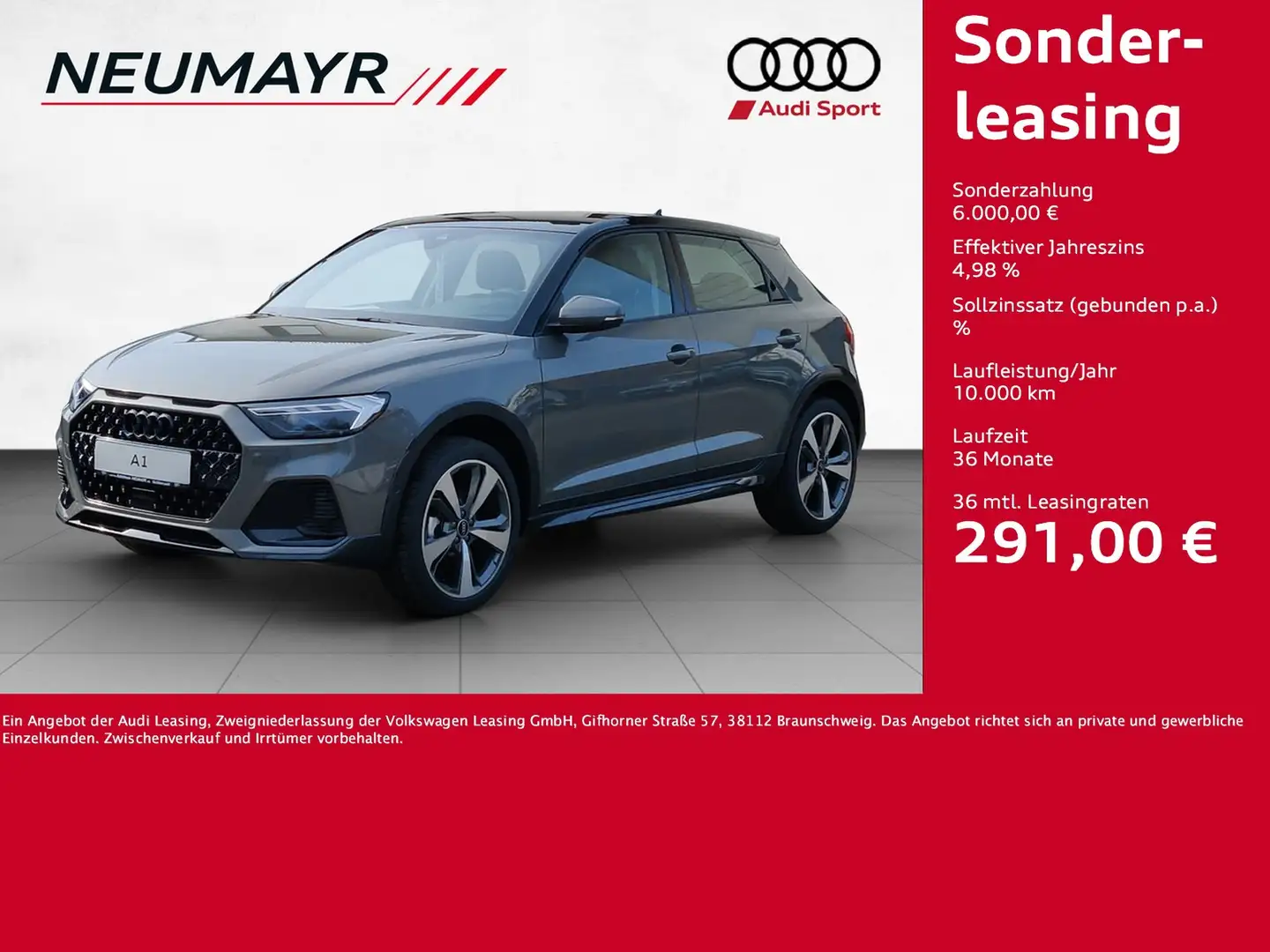 Audi A1 allstreet 35 TFSI LED; MMI+; AKTION Noir - 1