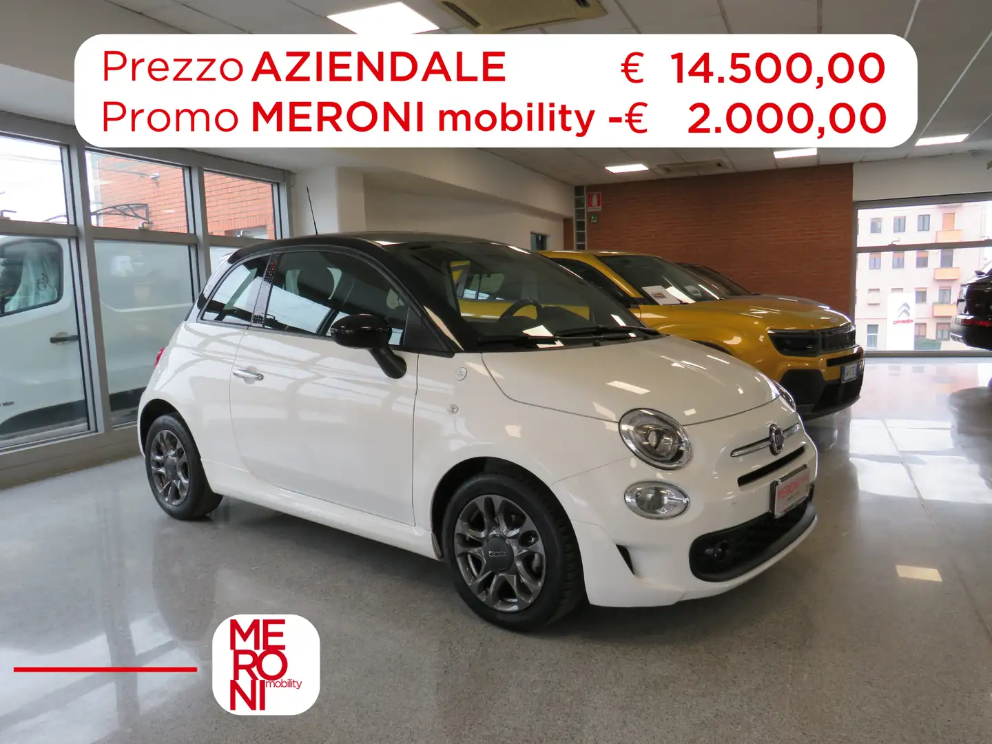 Fiat 500 1.0 Hybrid Hey Google Wit - 1