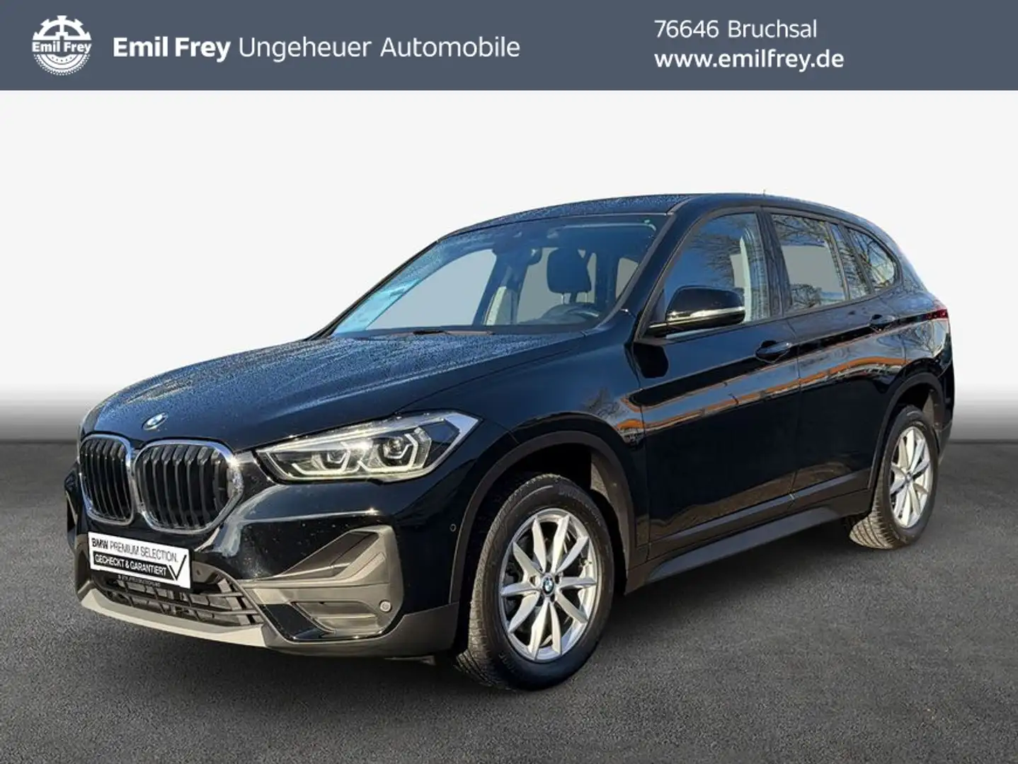 BMW X1 sDrive18d Aut. Advantage, SHZ, PDC, LED Schwarz - 1