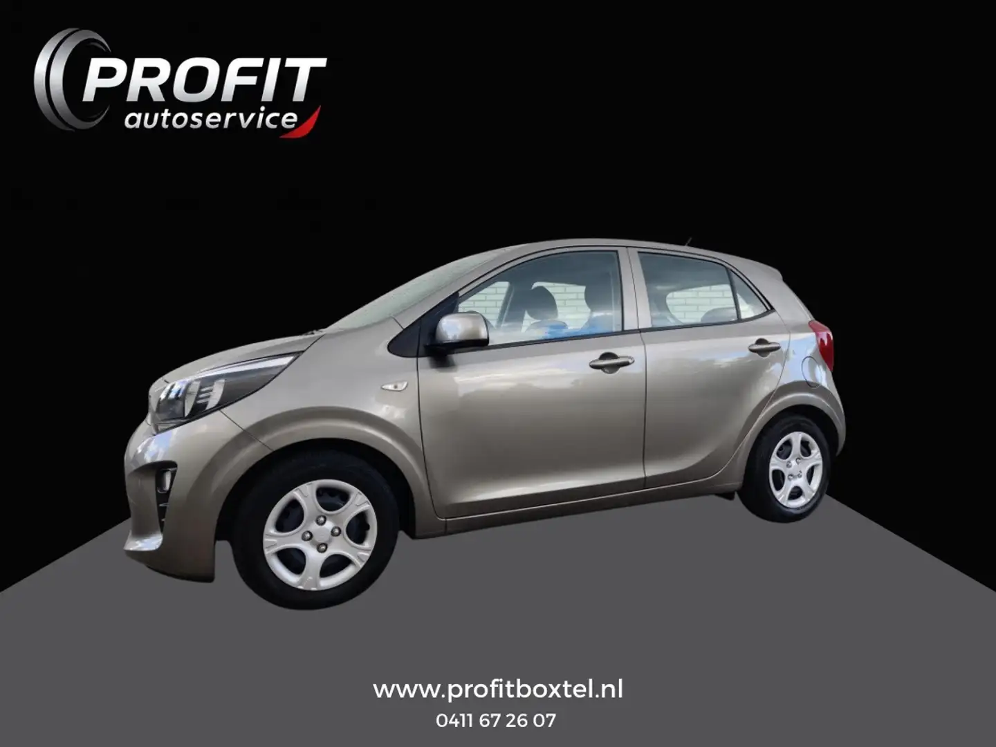 Kia Picanto 1.0 CVVT EconomyPlusLine / Airco / Eerste eigenaar Gris - 1