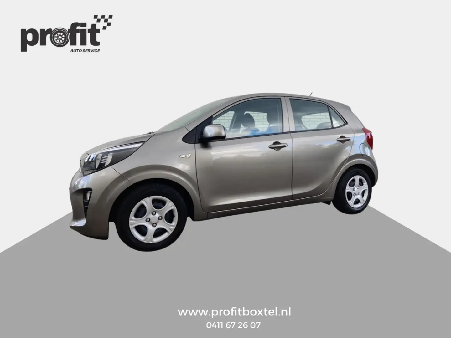 Kia Picanto 1.0 CVVT EconomyPlusLine / Airco / Eerste eigenaar Gris - 1