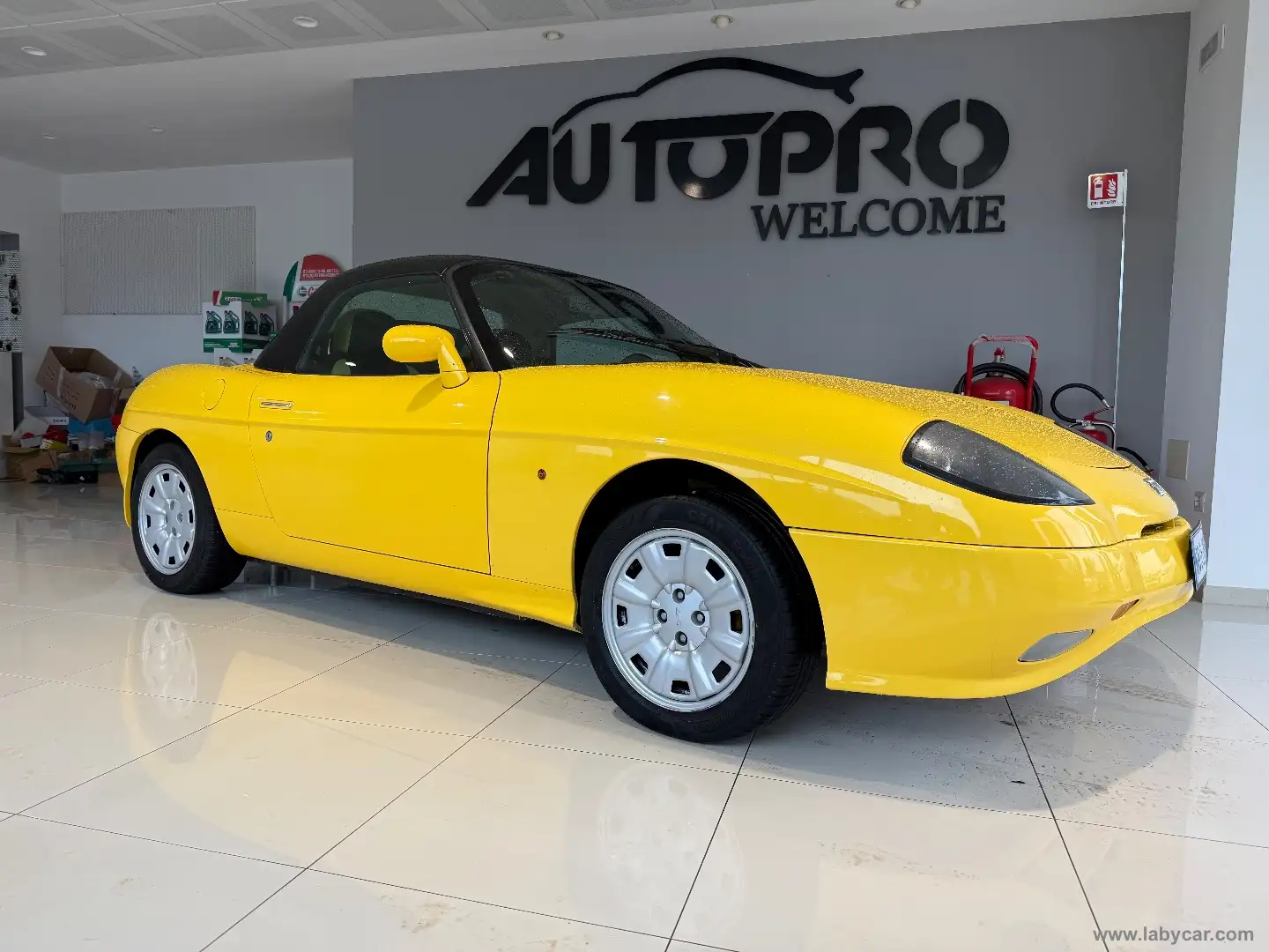 Fiat Barchetta 1.8 DOPPIA CAPOTE Jaune - 2