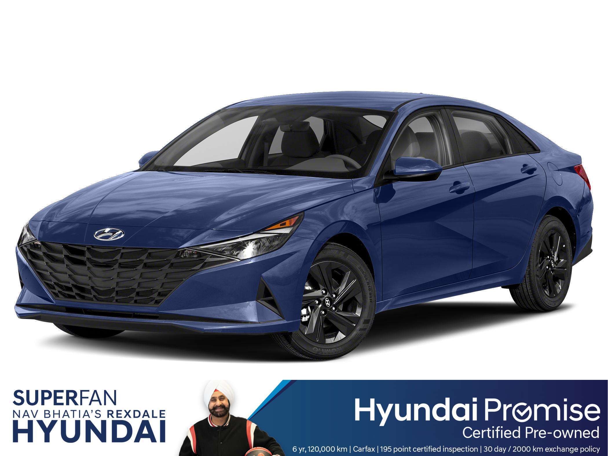 Blue 2022 Hyundai Elantra Sedan  Automatic