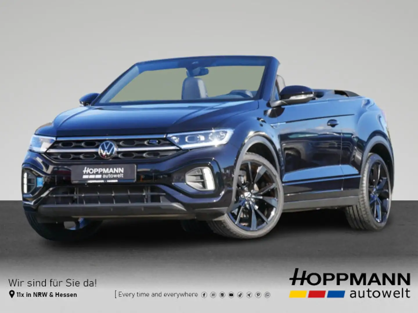 Volkswagen T-Roc 1.5 TSI R-Line AHK Kamera SHZ Na Schwarz - 1