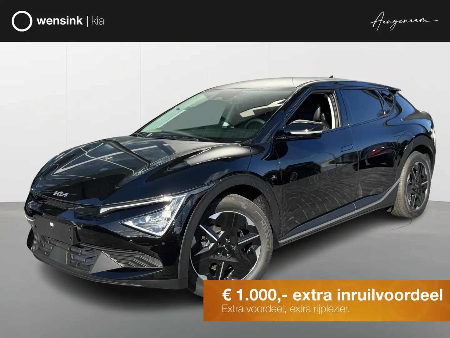 Kia EV6 Light Edition 63 kWh Stoel/Stuurwielverwarming | N Negro - 1
