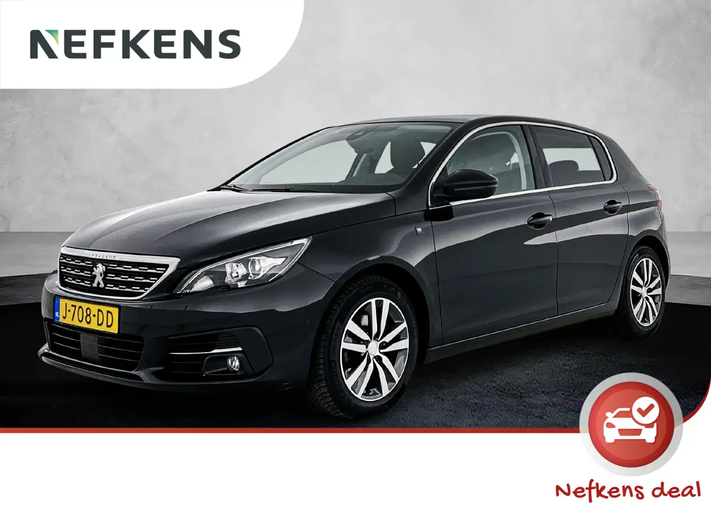 Peugeot 308 1.2 130PK Tech Edition Navigatie | Climate | Camer Zwart - 1