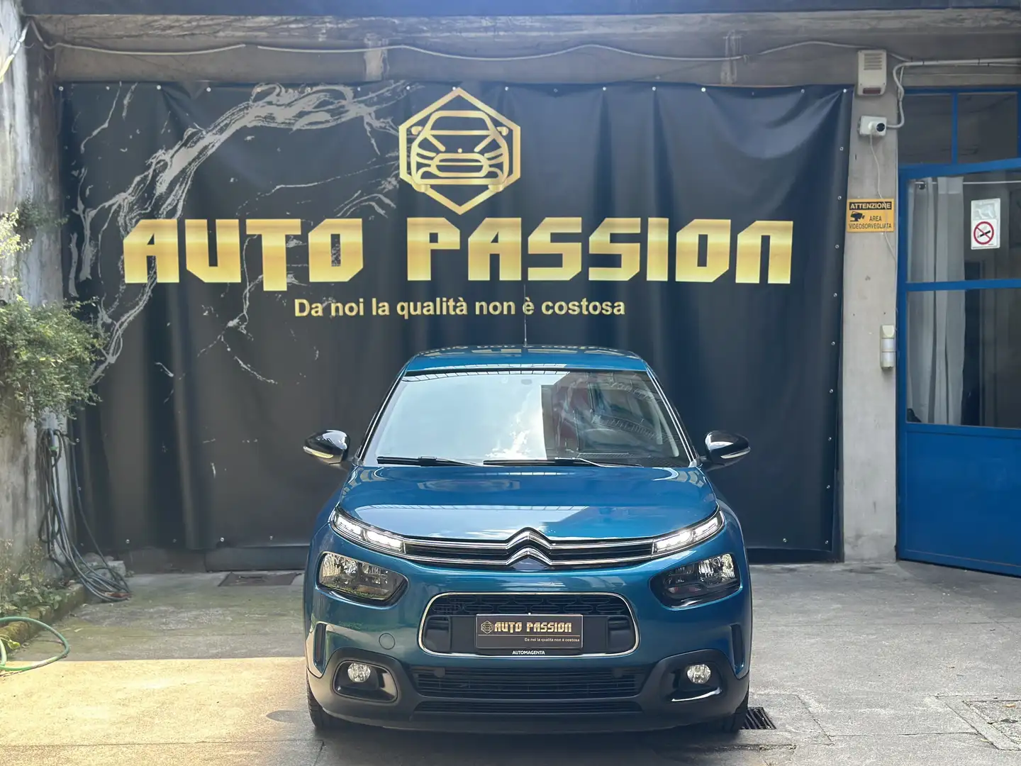 Citroen C4 C4 Cactus 1.2 Euro6 Neopatentati/Unicoproprietario Blu/Azzurro - 2