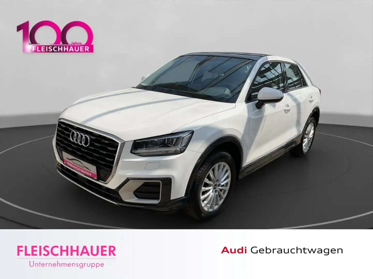 Audi Q2 1.5 TFSI DSG El. Panodach Navi VC LED El. Heckklap Weiß - 1