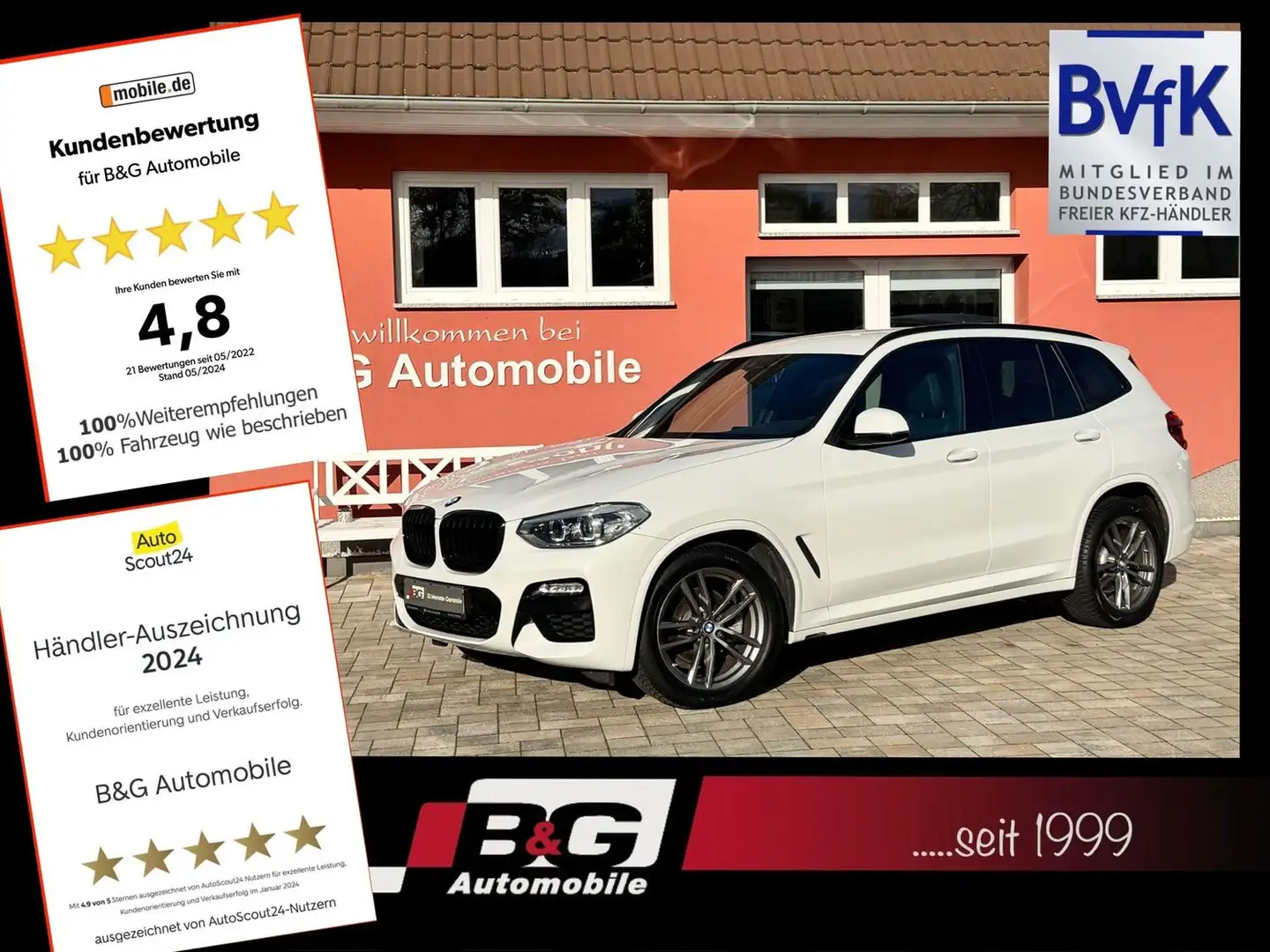 BMW X3 xDrive 20 i M Sport*Garantie* Weiß - 1