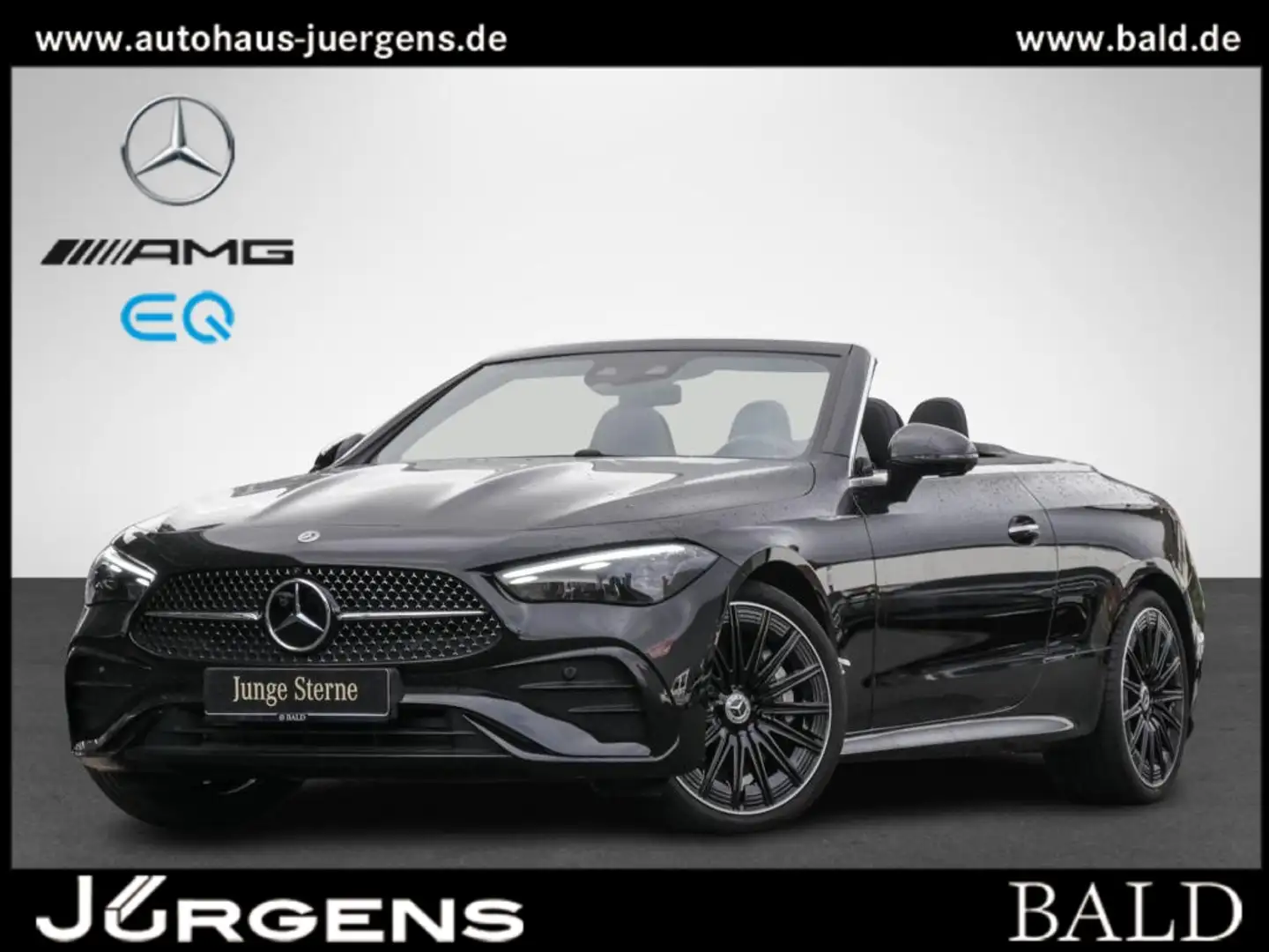 Mercedes-Benz CLE 450 4M Cabrio AMG-Sport/Distr/Night/360/Memo Schwarz - 1