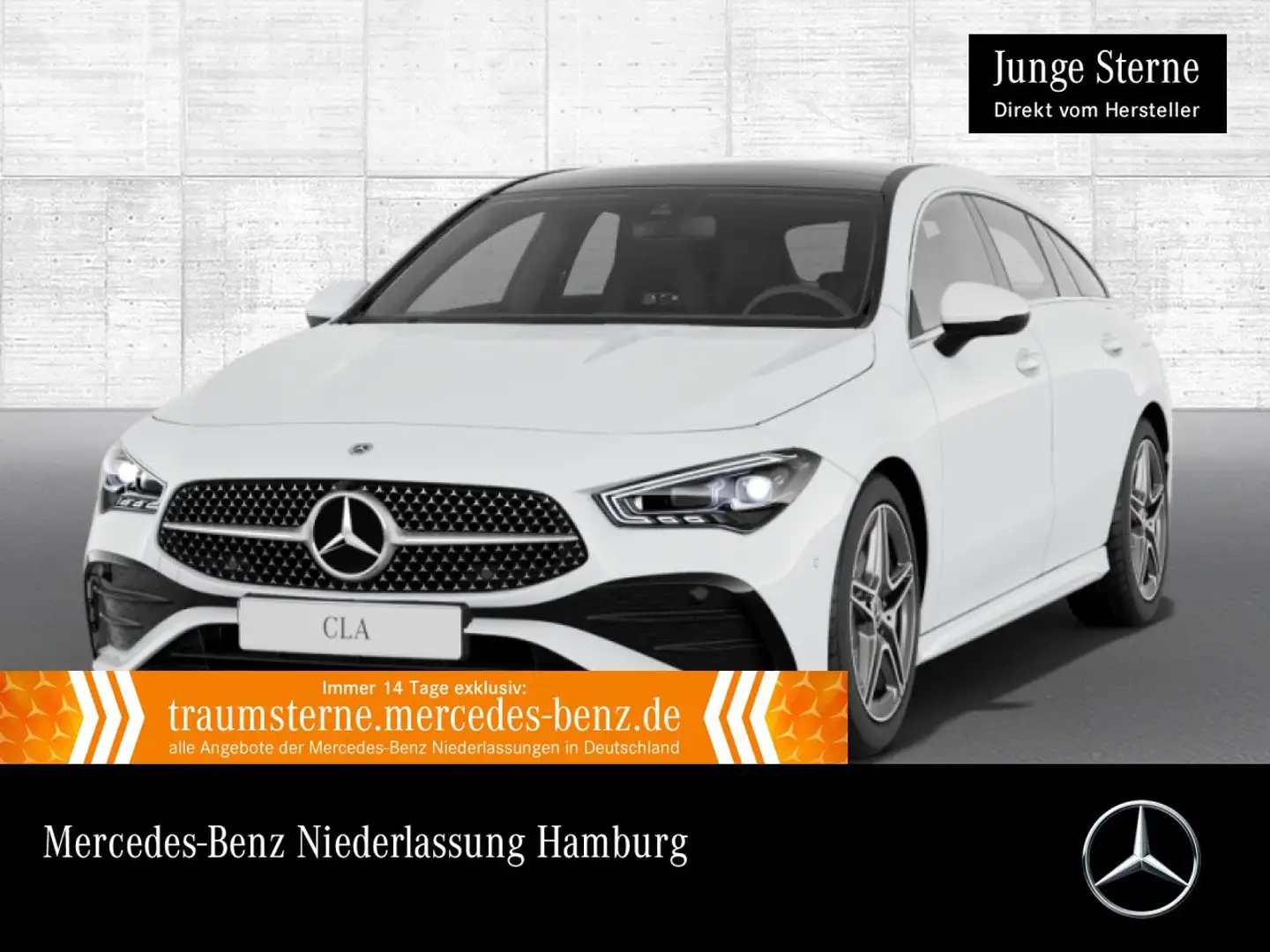 Mercedes-Benz CLA 200 AMG+PANO+360°+AHK+MULTIBEAM+TOTW+KEYLESS Weiß - 1