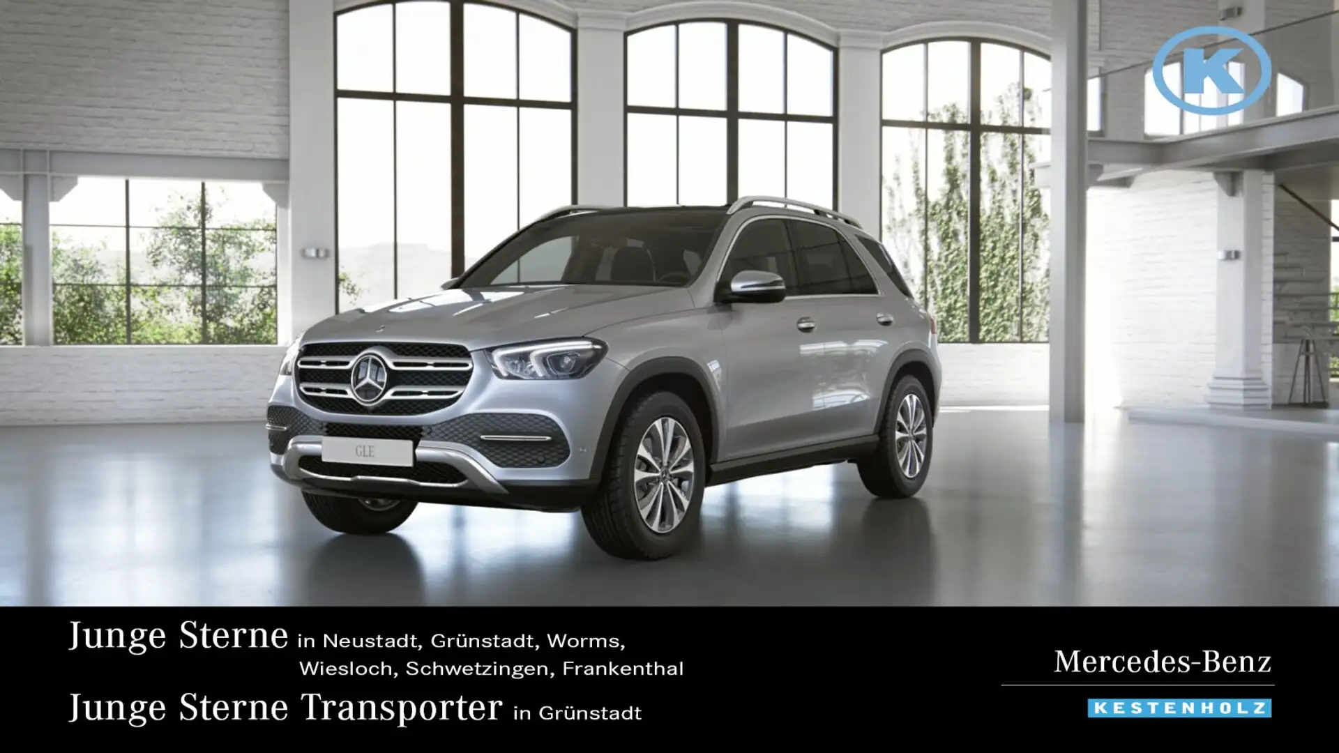 Mercedes-Benz GLE 300 GLE 300 d 4M AHK+DISTRO+PANO+BURME+360°+KEYLESS Silber - 1