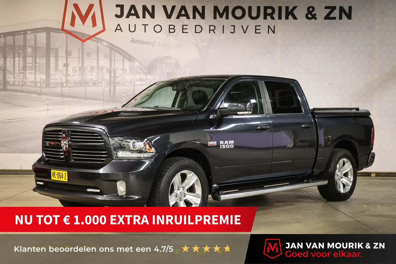 Dodge RAM 1500 5.7 V8 Quad Cab 6'4 | STOEL KOELING | STUUR V Zwart - 1