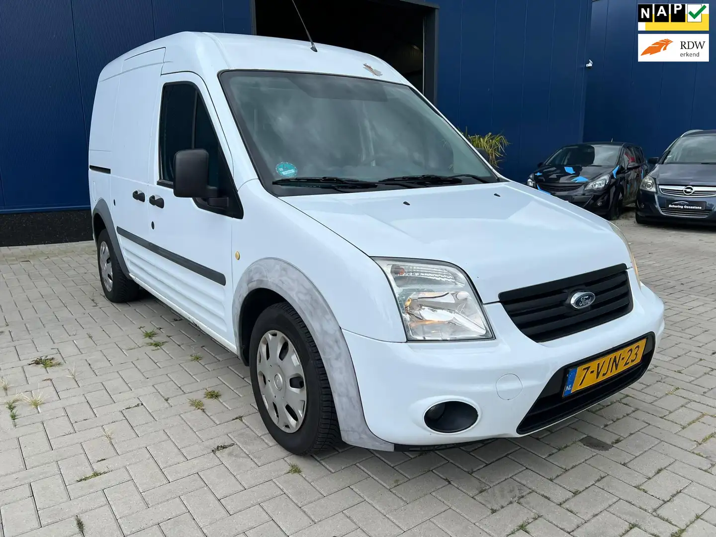 Ford Transit Connect T230L 1.8 TDCi / AIRCO / ELEC RAMEN / TREKHAK NIEU Bianco - 1