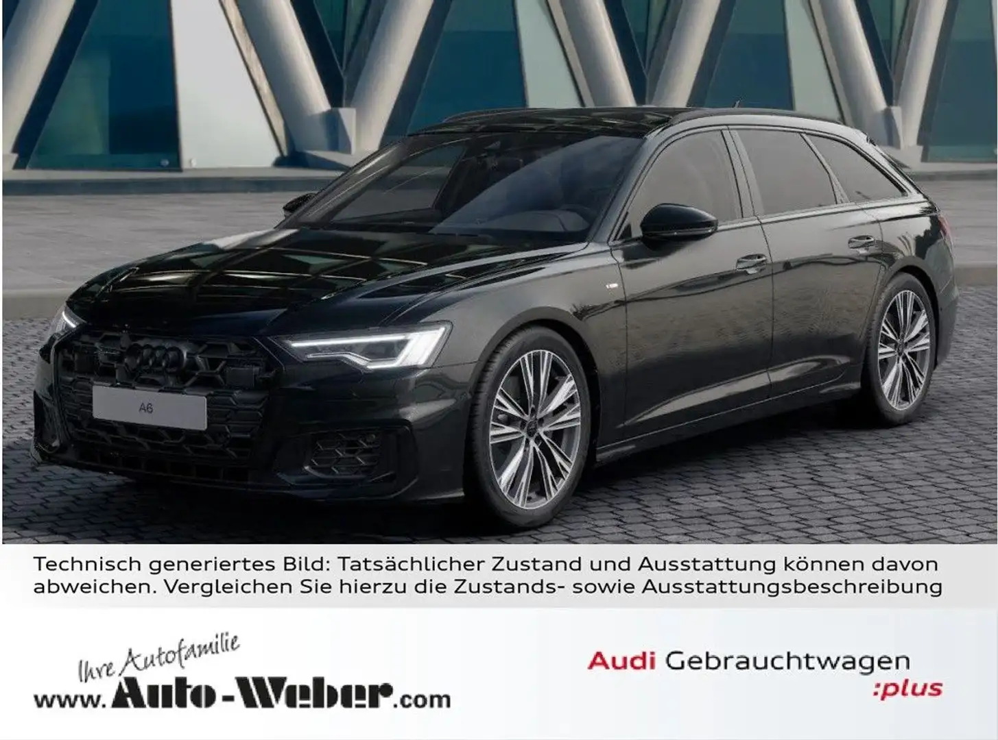 Audi A6 Avant 50TDI qu S LINE BLACK PANO AHK MATRIX Schwarz - 2