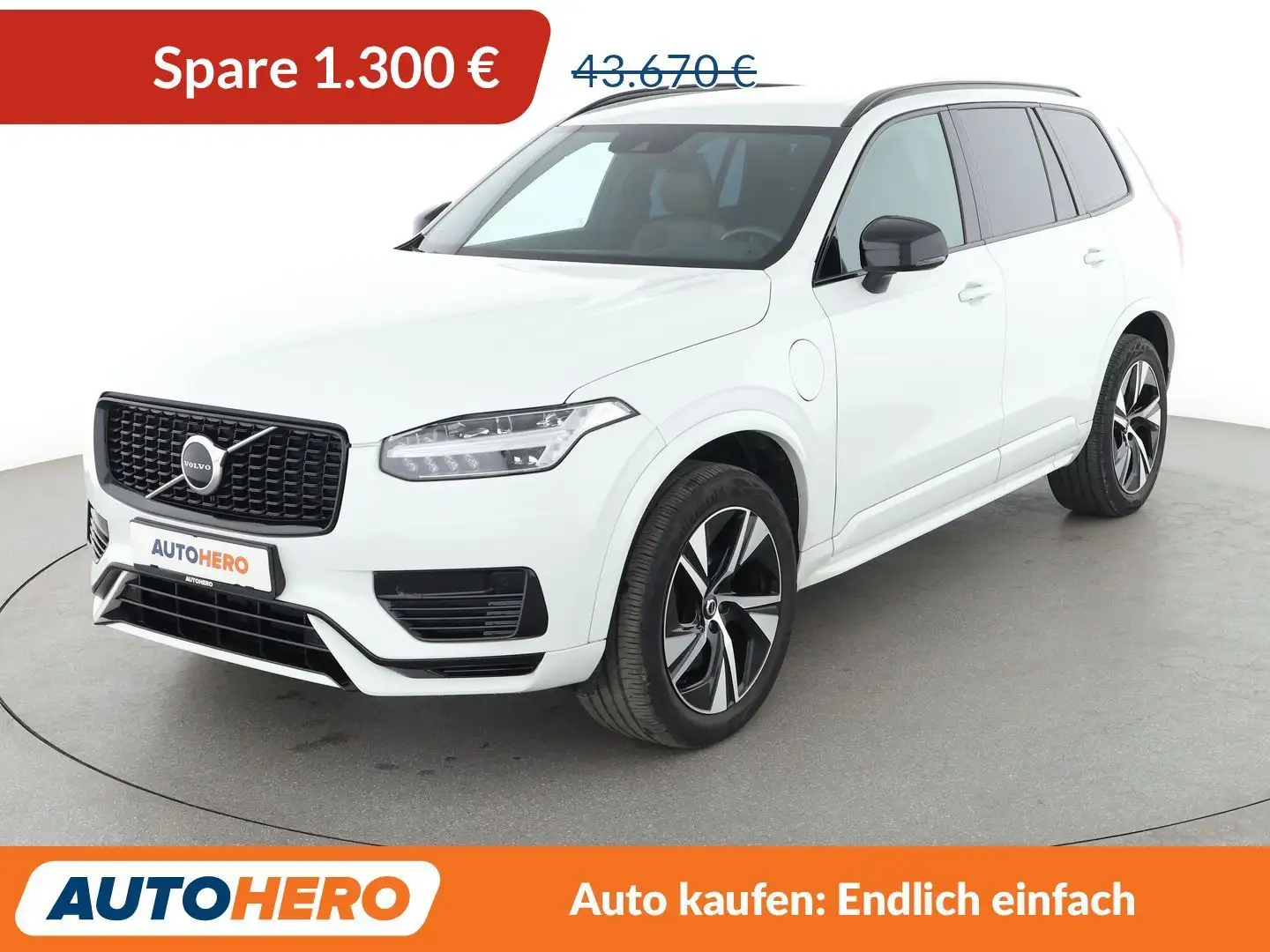 Volvo XC90 2.0 T8 Plug-in Hybrid R Design Expression AWD Aut. Blanc - 1