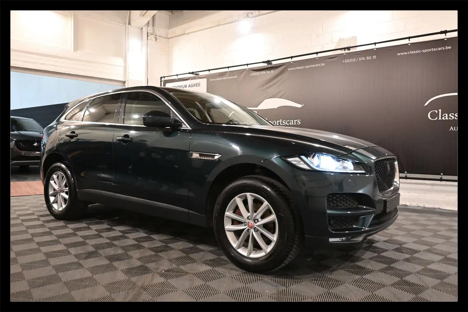 Jaguar F-Pace 2.0 D AWD  EURO 6 / CAMERA / CARPLAY / GPS NAVI Brun - 1