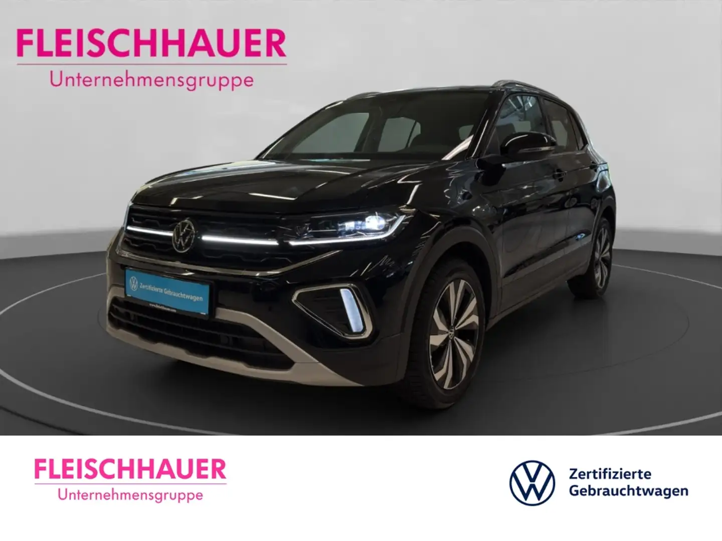 Volkswagen T-Cross 1.0 TSI Style DSG+Matrix+Navi+VC+App+connect Noir - 1