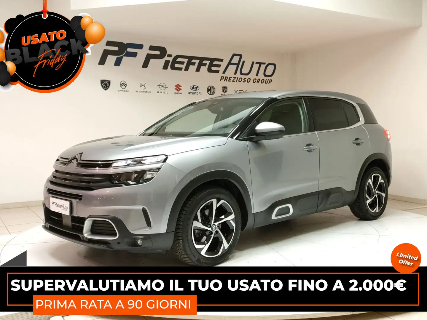 Citroen C5 Aircross - C5 Aircross BlueHDi 180 S&S EAT8 Shine Grigio - 1