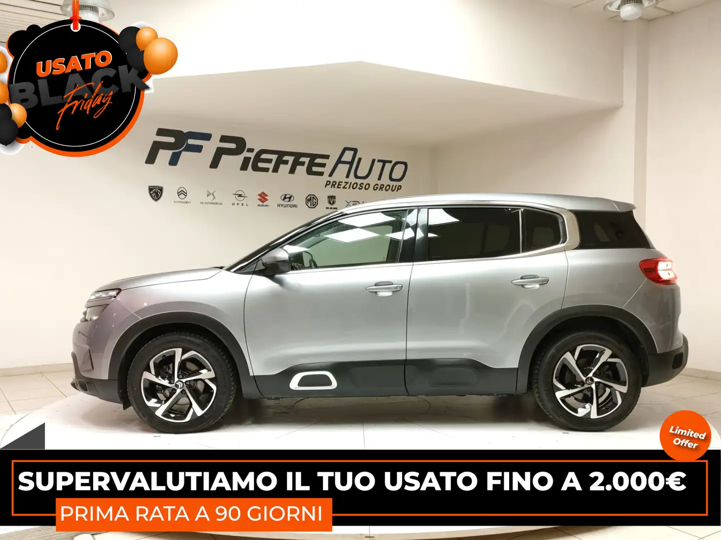 Citroen C5 Aircross - C5 Aircross BlueHDi 180 S&S EAT8 Shine Grigio - 2