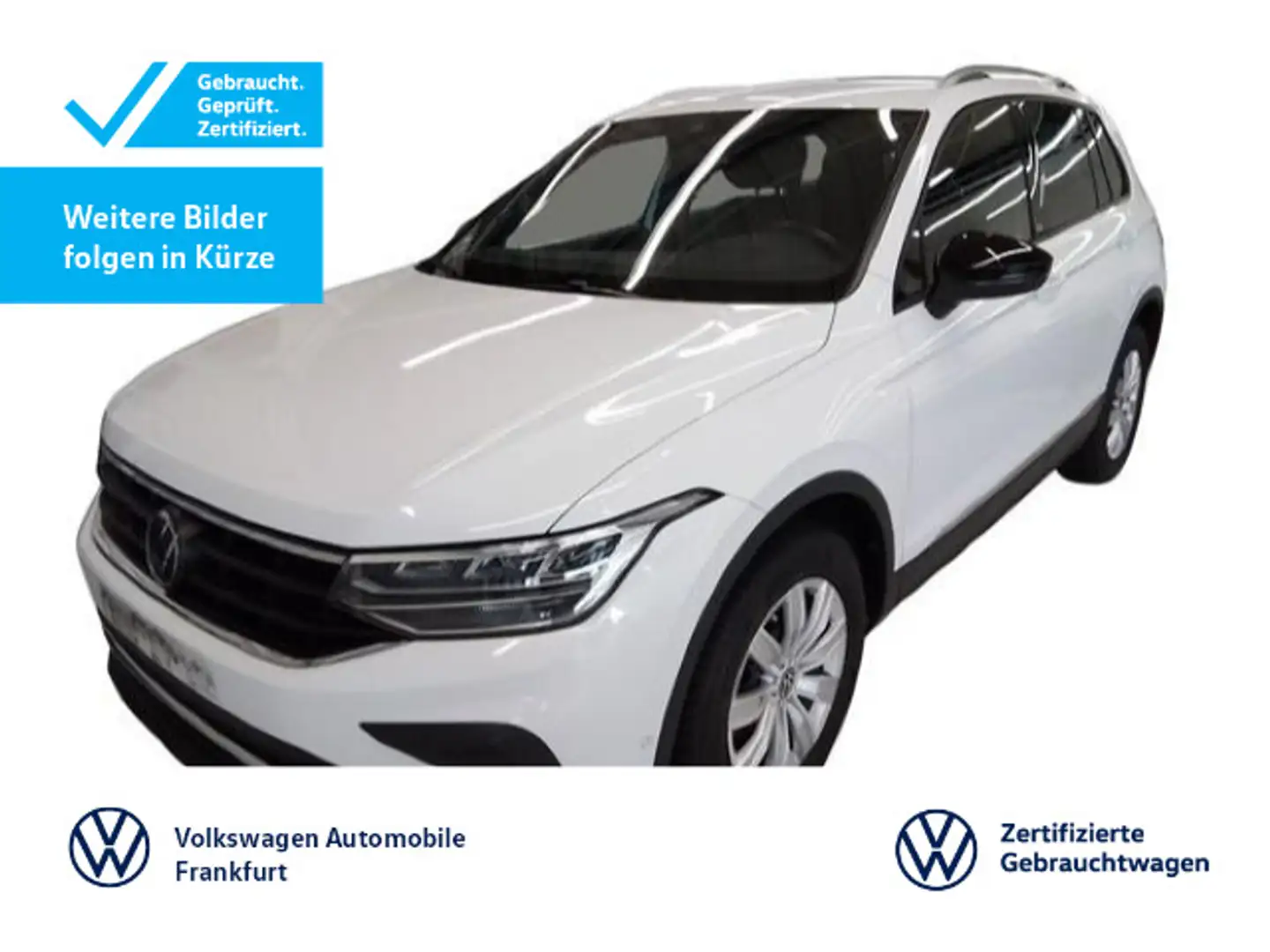 Volkswagen Tiguan 2.0 TDI Active Navi Rückfahrkamera ACC Weiß - 1