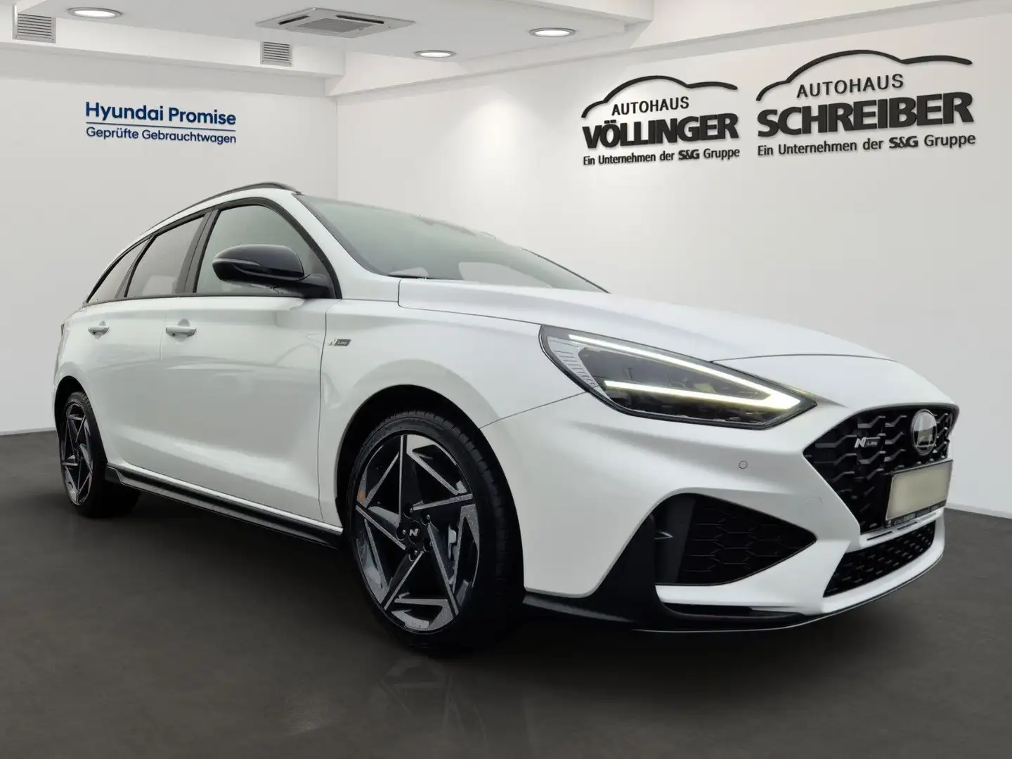 Hyundai i30 1.5 T-GDI Kombi 7-DCT N Line LED/Navi/Kamera Weiß - 2