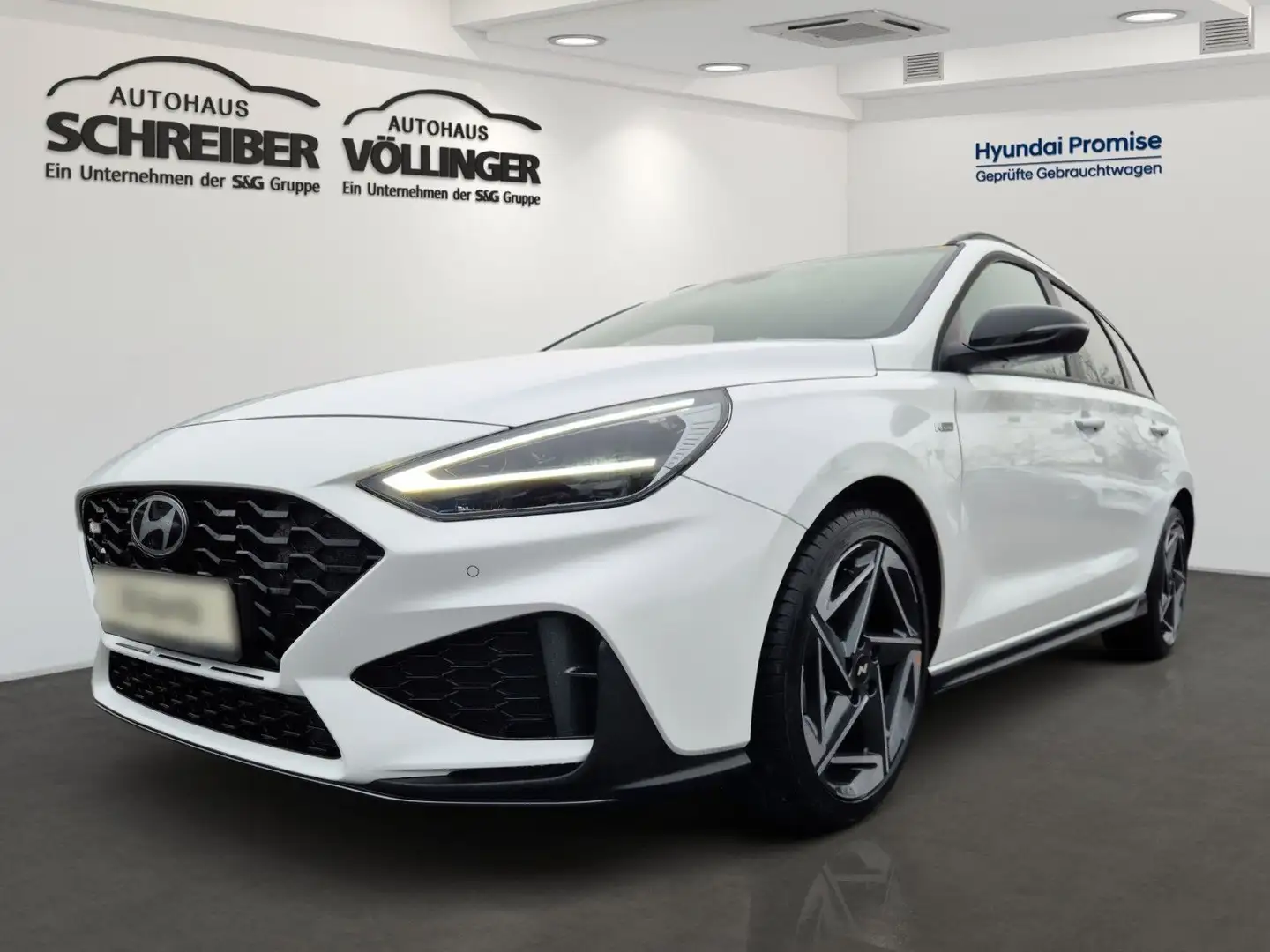 Hyundai i30 1.5 T-GDI Kombi 7-DCT N Line LED/Navi/Kamera Weiß - 1