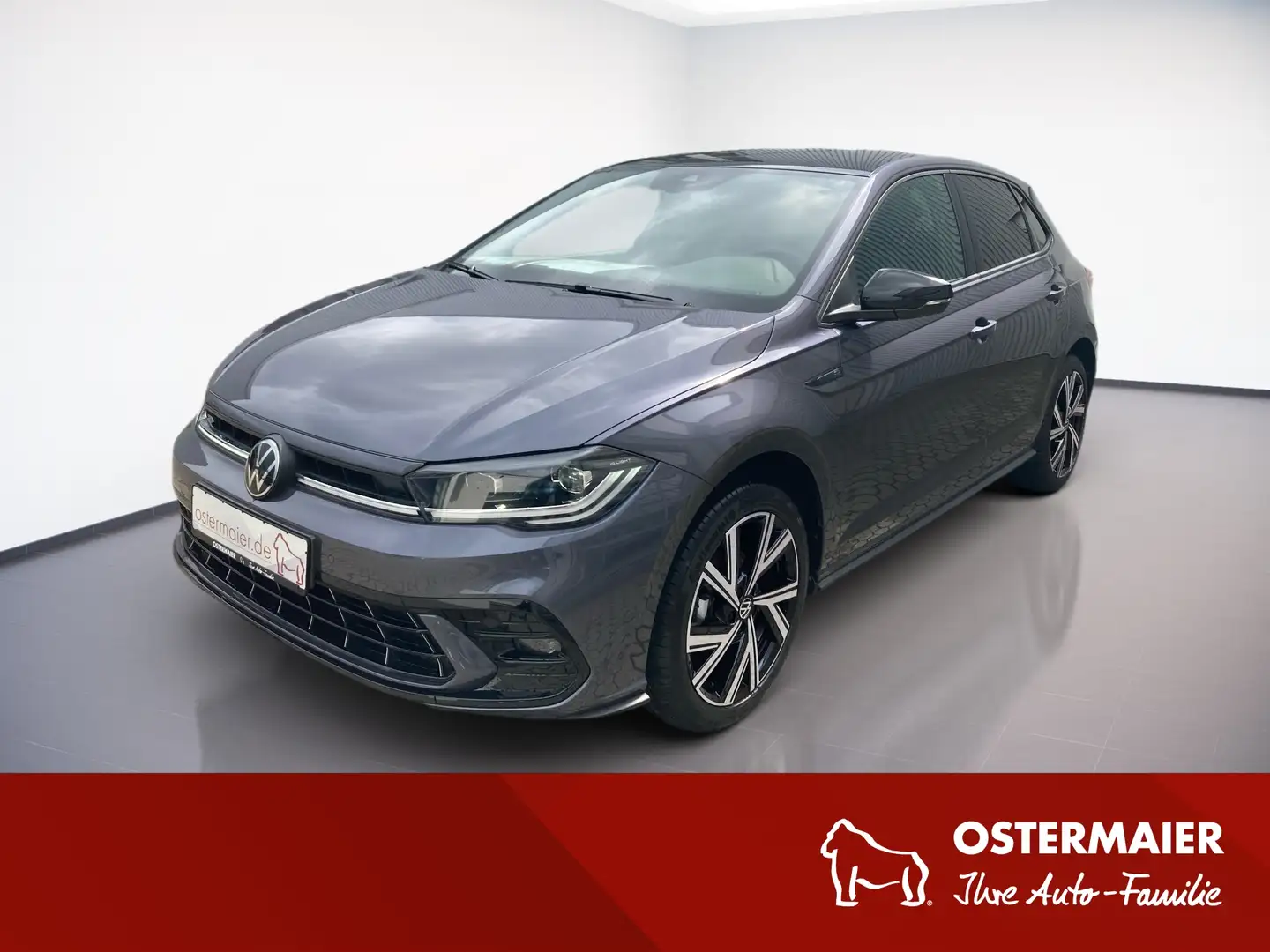 Volkswagen Polo R-Line 1.0 TSI 95PS IQ.LIGHT.ACC.NAVI.17 Schwarz - 1
