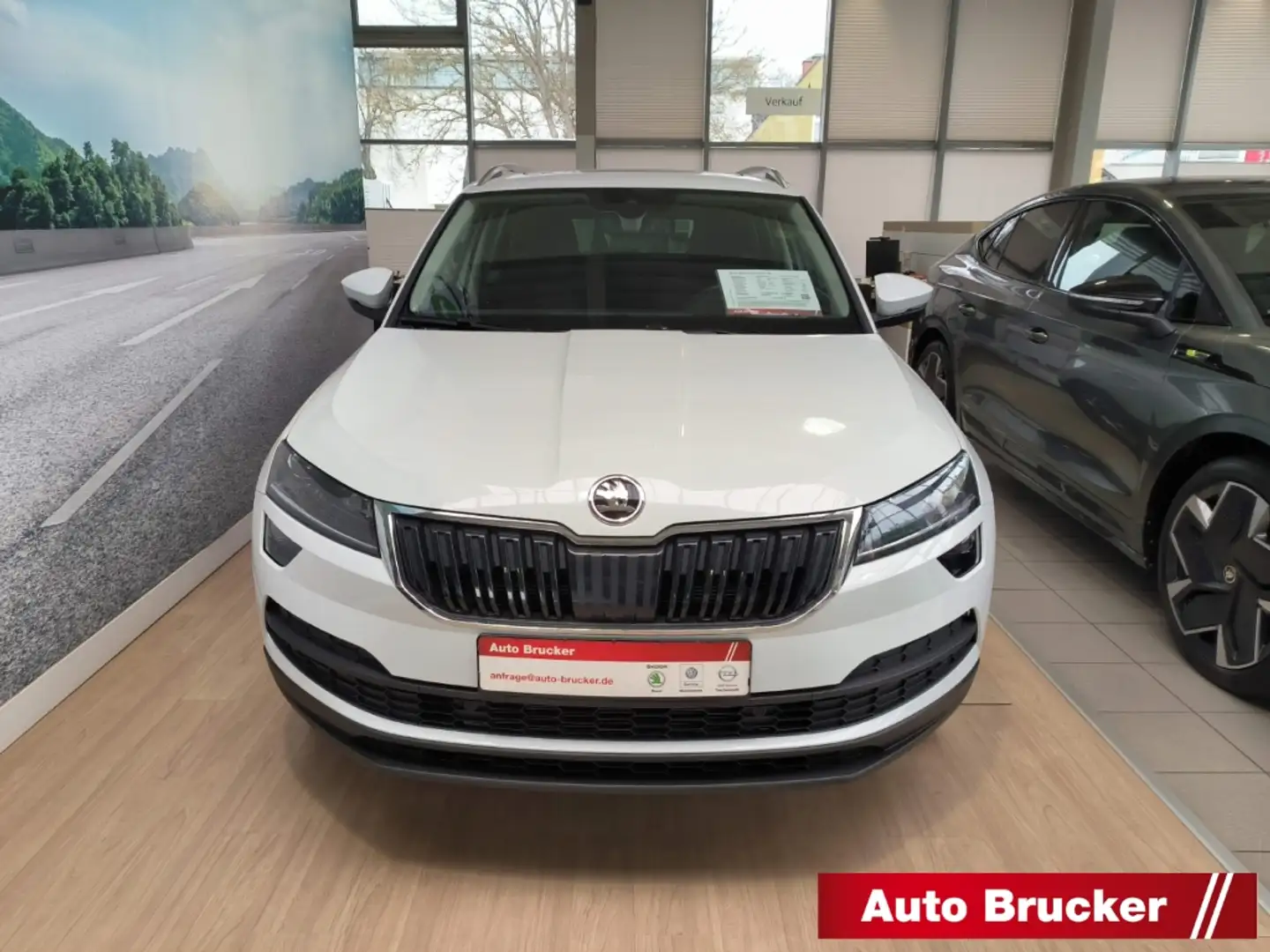 Skoda Karoq Clever 4x4 2.0 TDI Navi el. Panoramadach Weiß - 2