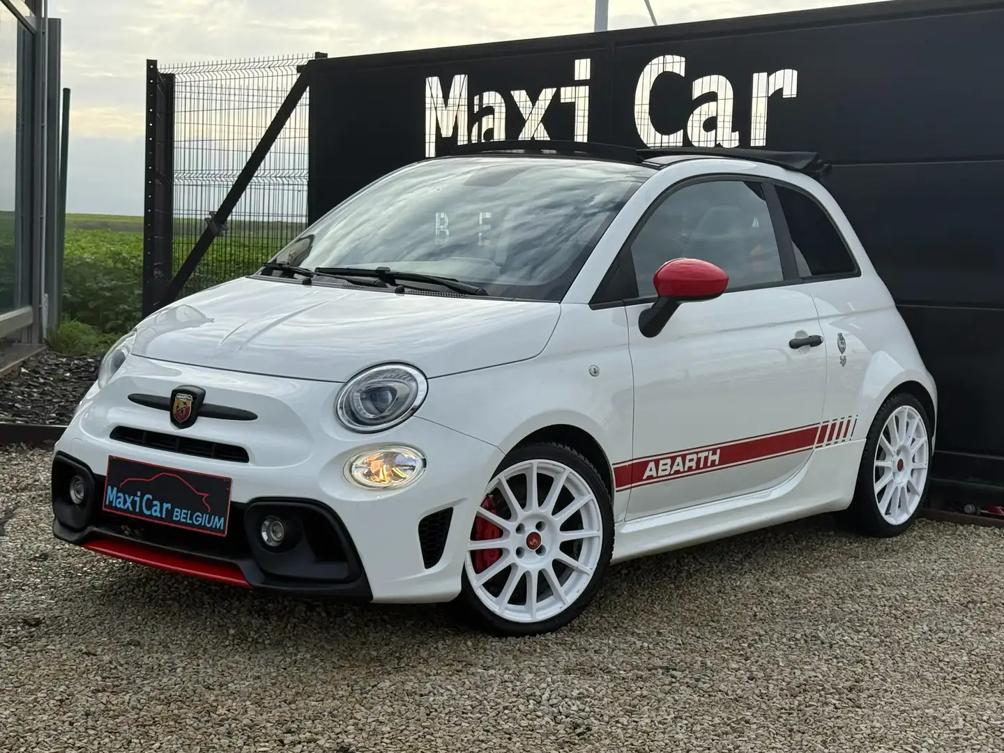 Abarth 595C Essesse - 70e anniversaire /  Capteurs arr. / GPS Bianco - 1