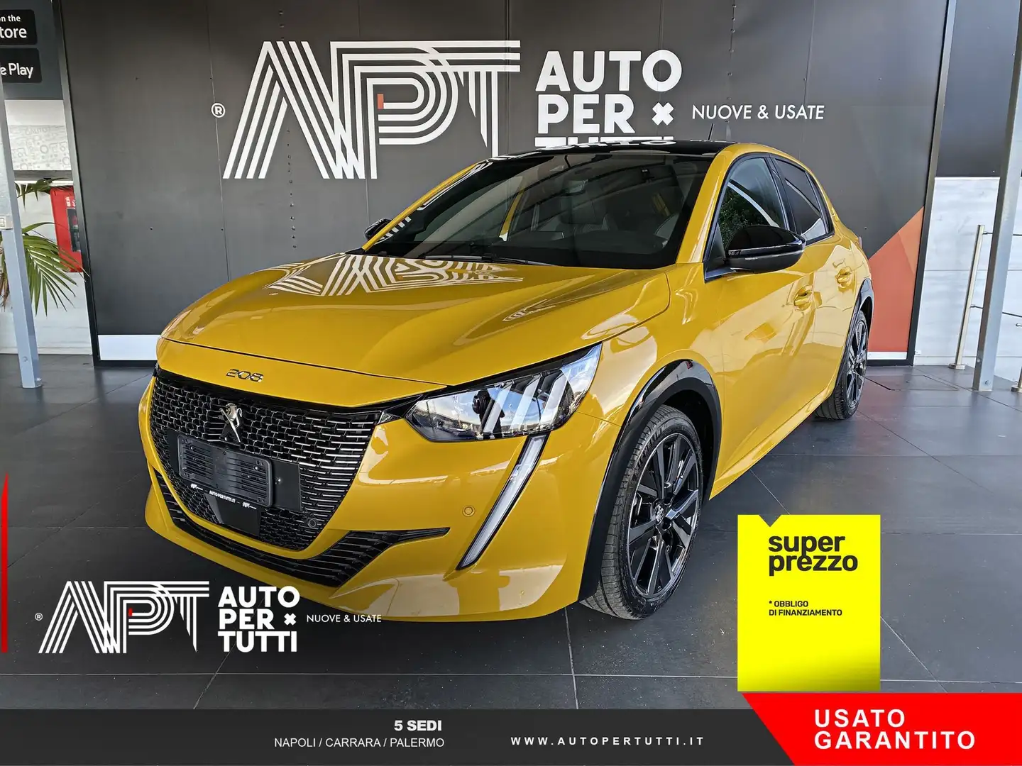 Peugeot 208 208 1.2 puretech GT Pack s&s 130cv eat8 Жовтий - 1