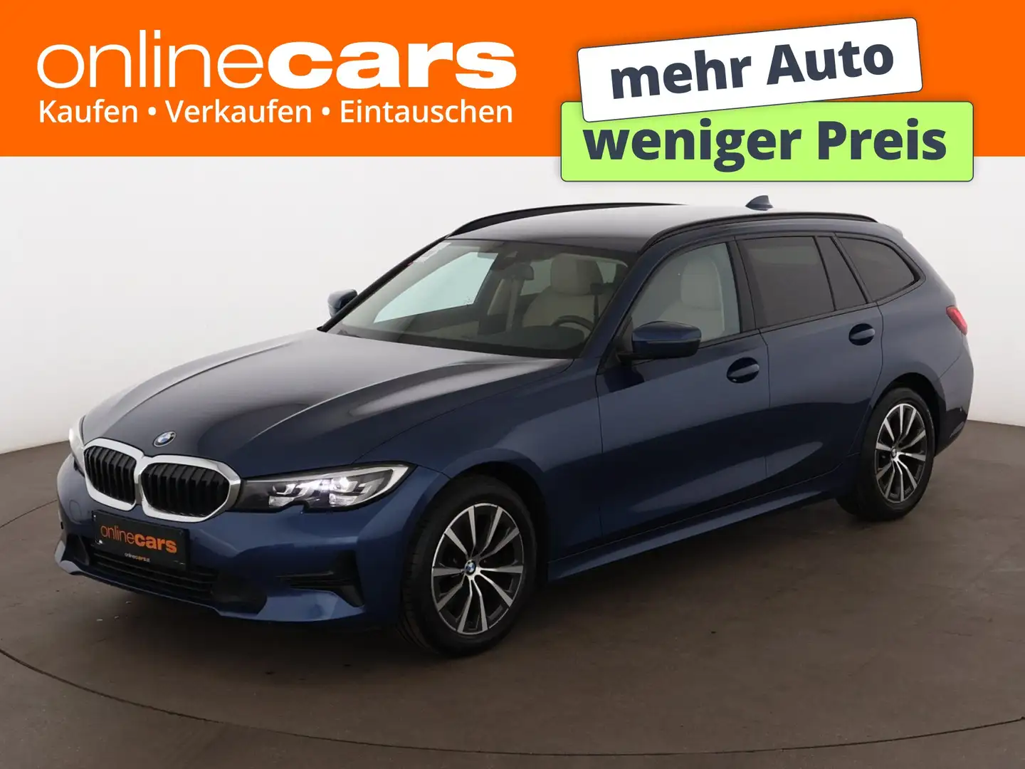 BMW 318 d Touring Advantage LED LEDER NAVI SITZHZG PDC Blau - 1