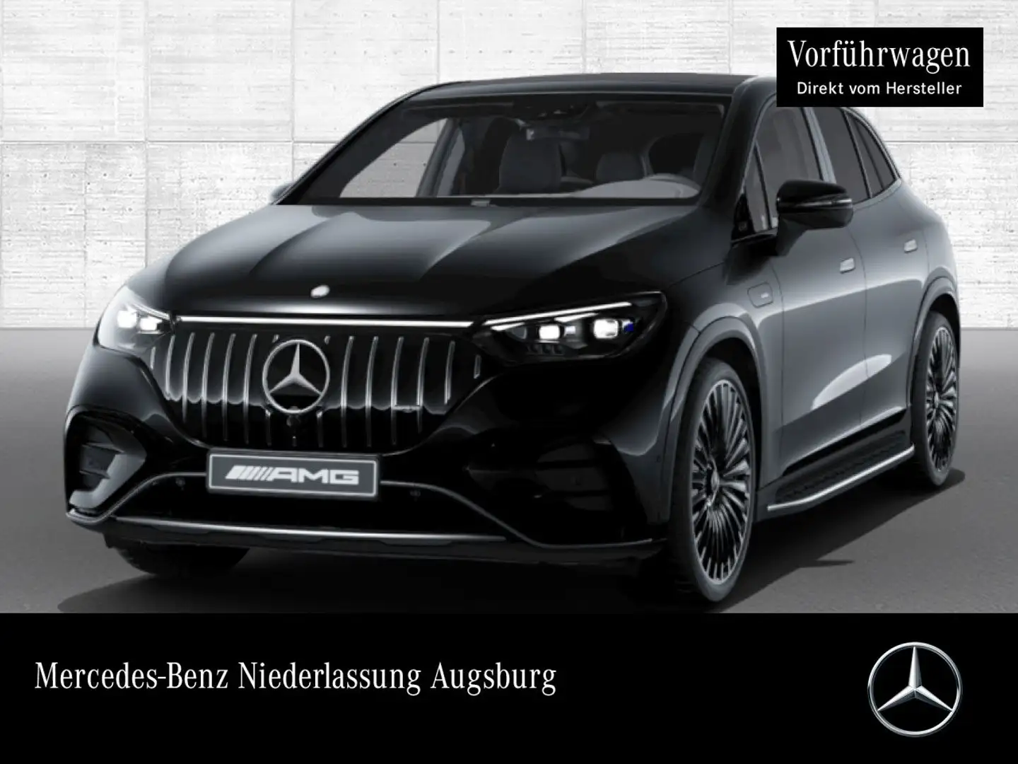 Mercedes-Benz EQE 43 4M NIGHT+PANO+BURMESTER+SITZKLIMA+TV Zwart - 1