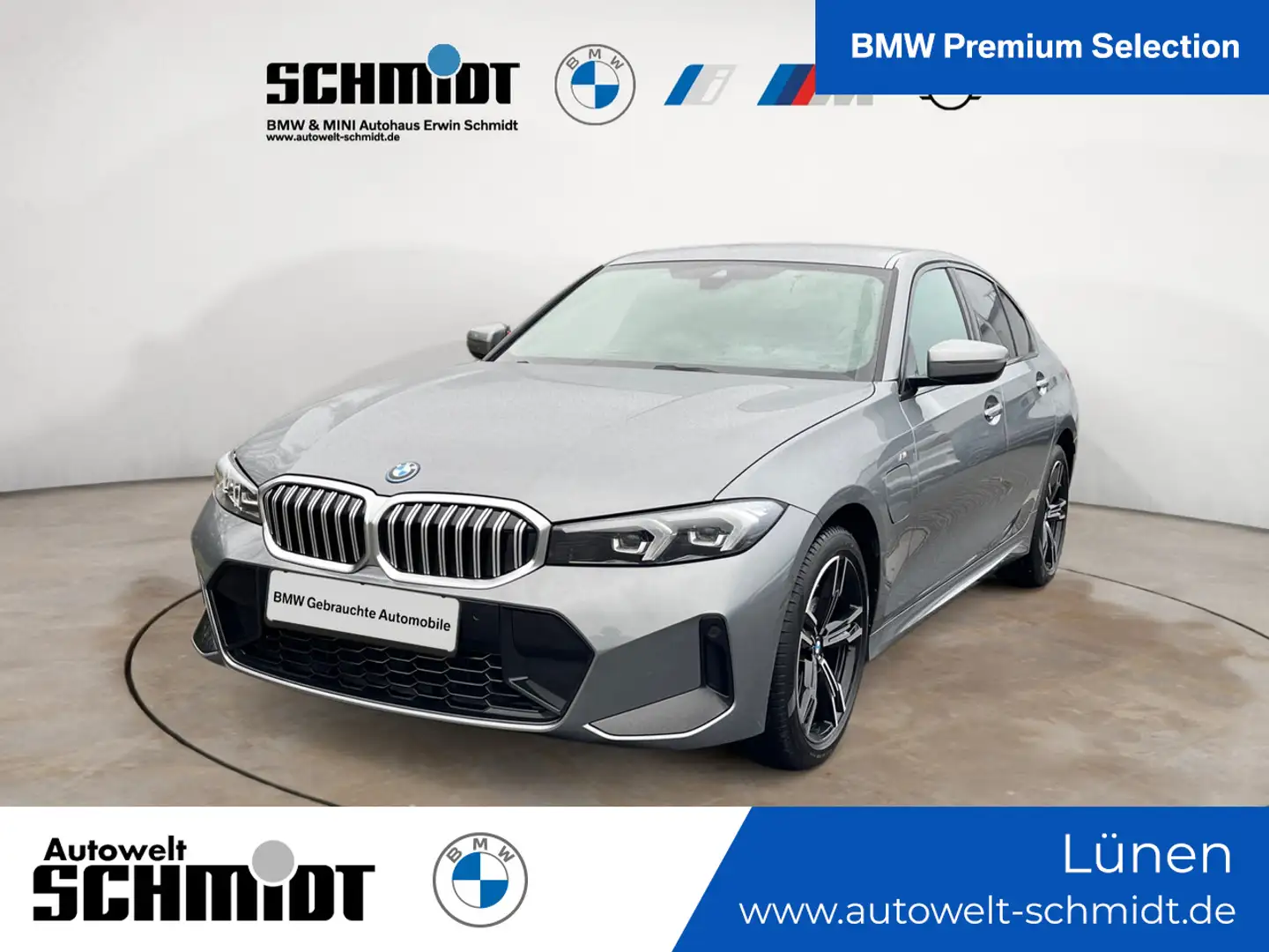 BMW 330 e M Sportpaket + GARANTIE-bis-01.2030 Grau - 1
