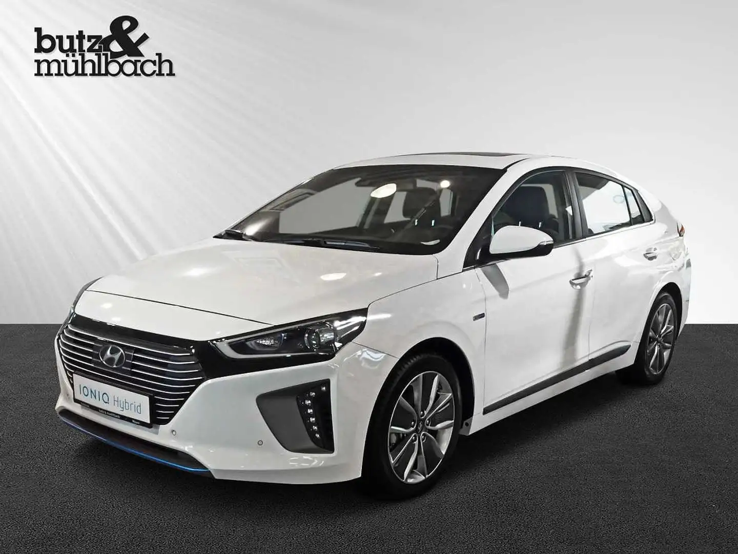 Hyundai IONIQ Hybrid 1.6 GDI Premium Blanc - 1