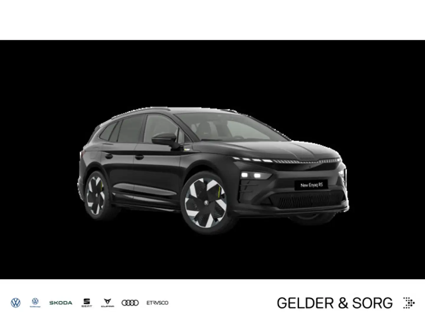 Skoda Enyaq RS Lounge MAXX|TRANSPORT|AHK|21Z Zwart - 1