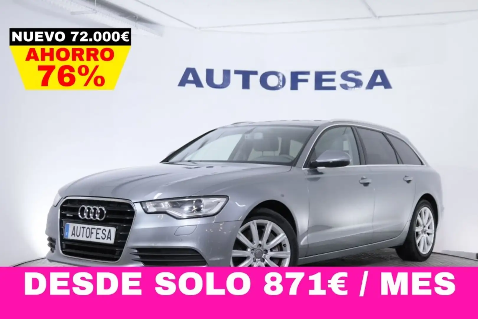 Audi A6 AVANT 3.0 BIDTI QUATTRO AUTO 313CV 5P # CUERO.NAVY Gris - 1