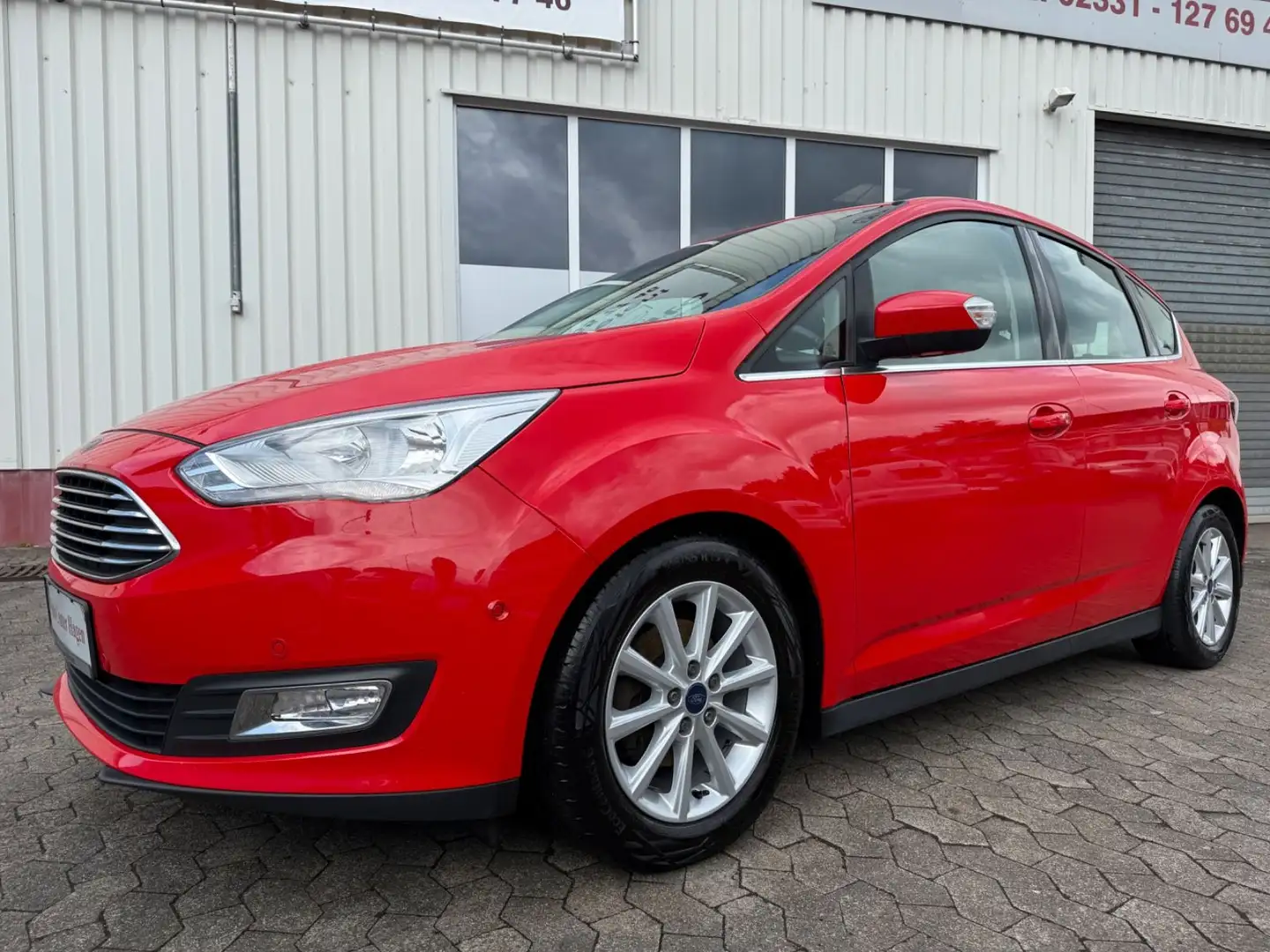 Ford C-Max C-MAX 1,0 92kW Titanium/SHZ/AHK/Motorschaden Rot - 2