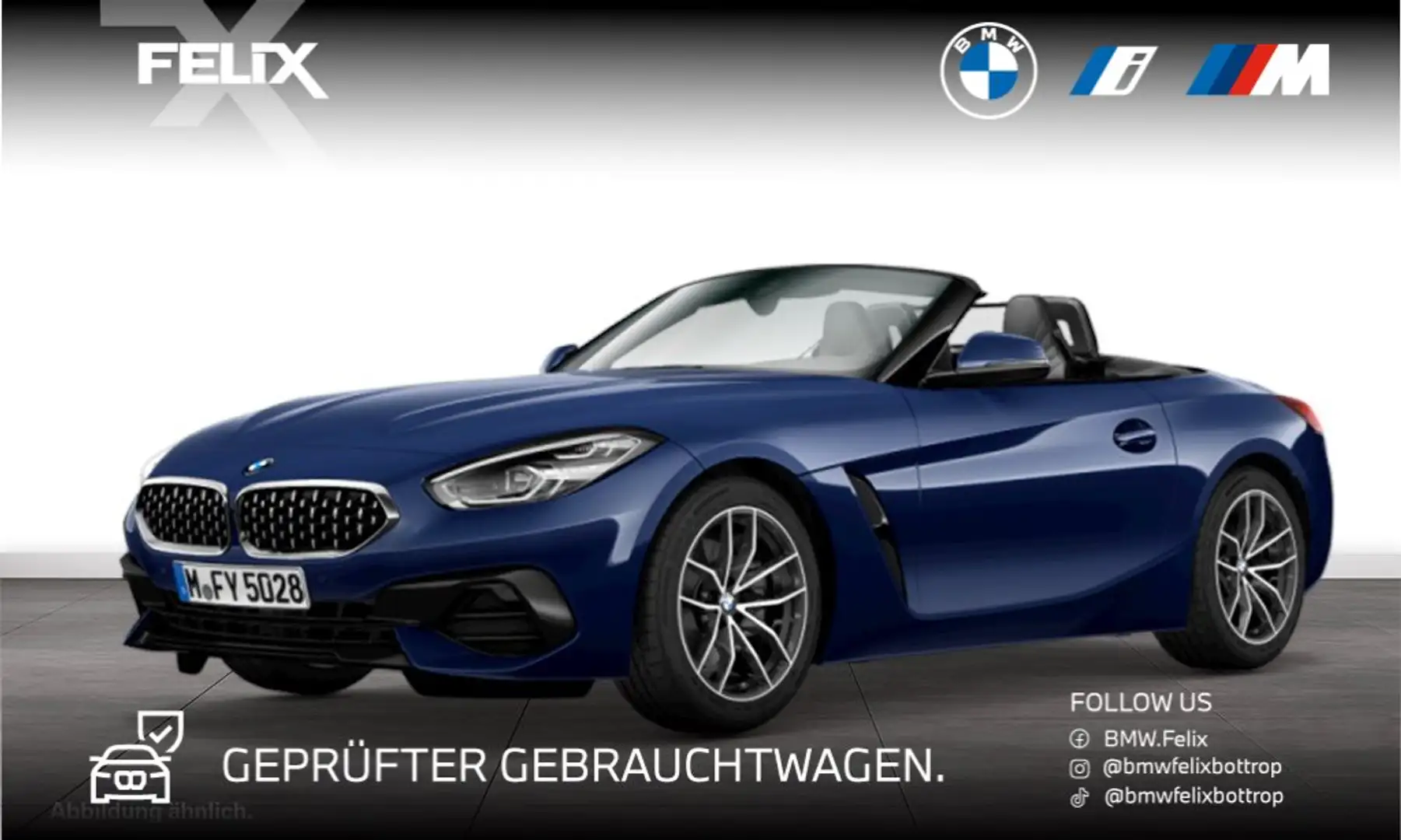 BMW Z4 sDrive20i Sport Line+HARMAN/KARDON+M SPORTLENKRAD+ Blue - 1