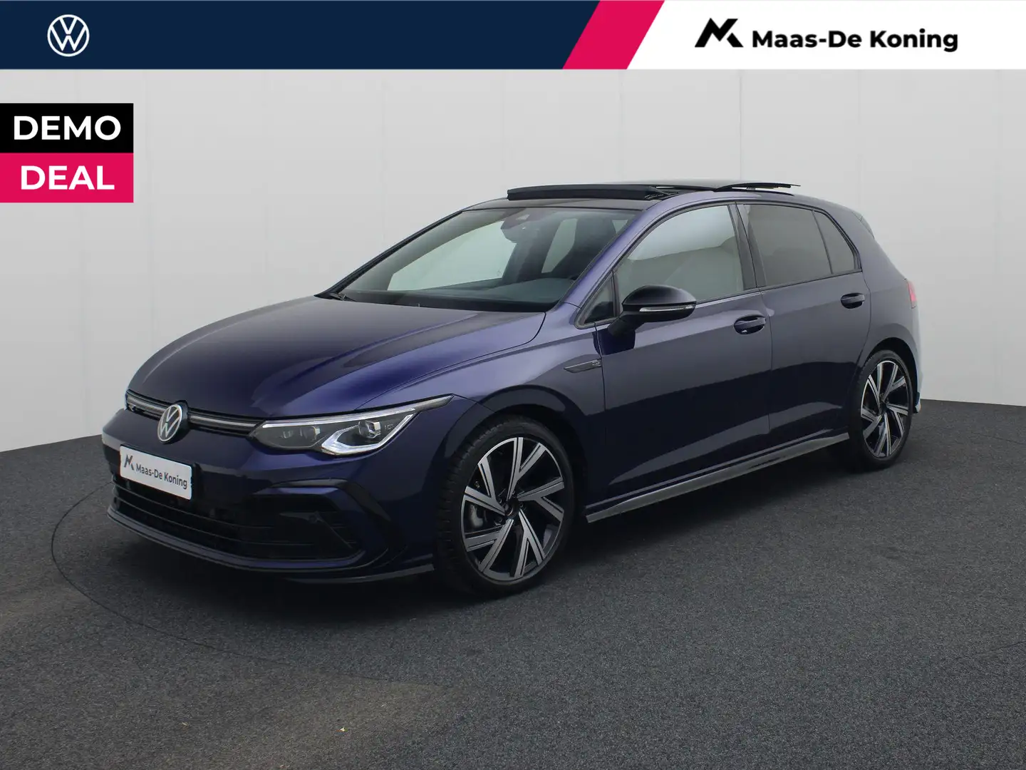 Volkswagen Golf 1.5eTSI/150PK R-Line Blackstyle DSG · Panoramadak Blauw - 1