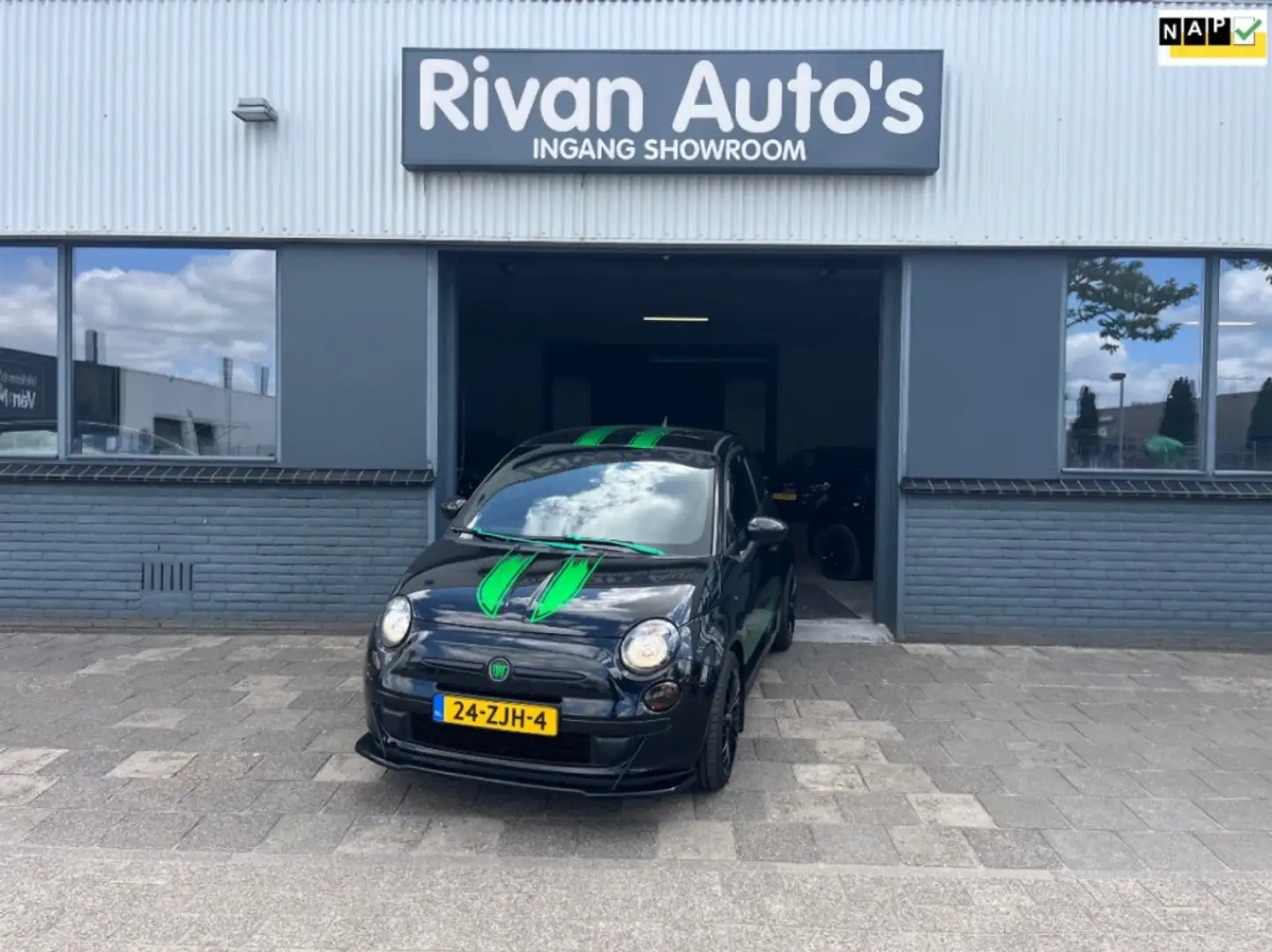 Fiat 500 0.9 TWINAIR Zwart - 1