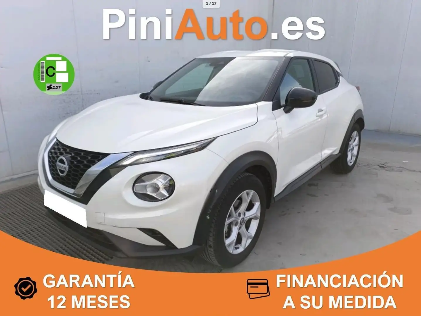 Nissan Juke 1.0 DIG-T N-Connecta 4x2 114 Wit - 1