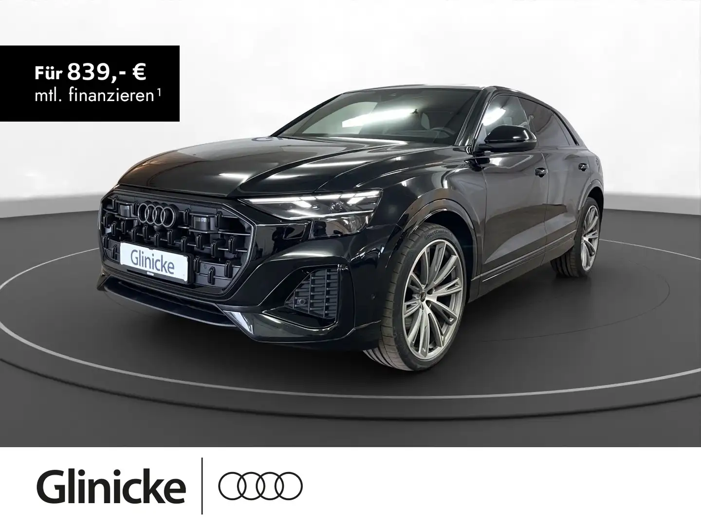Audi Q8 50 TDI qu. S line AHK Pano Matrix LM 23" B&O Schwarz - 1