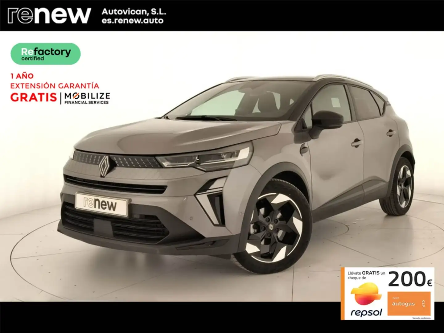 Renault Captur 1.0 ECO-G 100CV SS TECHNO Gris - 1