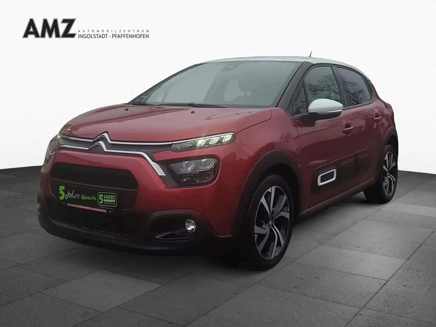 Citroen C3 1.2 Automatik Shine Pack Sitzheiz*Parkhilfe Rot - 2